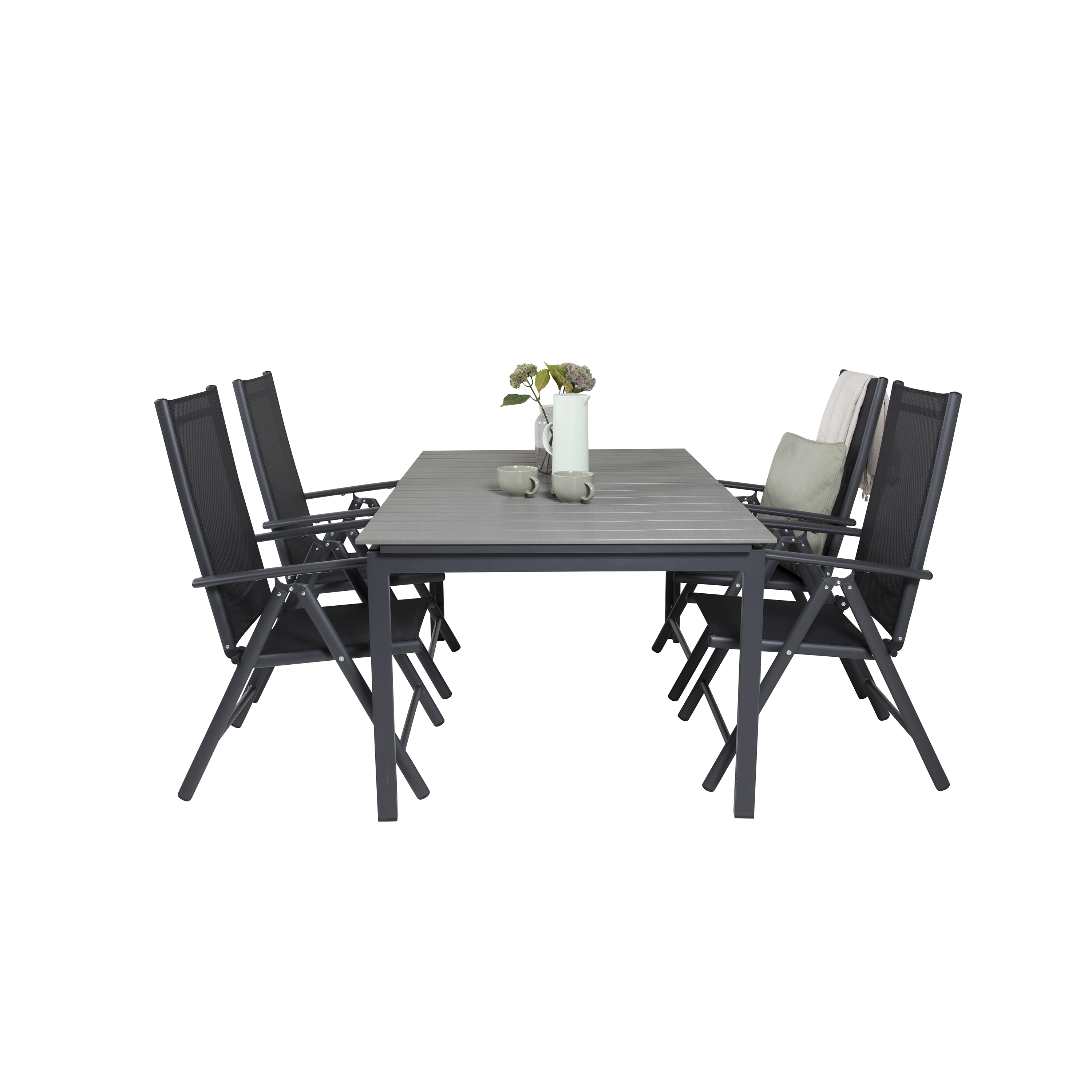 Matgrupp Venture Home Lova 160/240 med 4 Bront Stolar