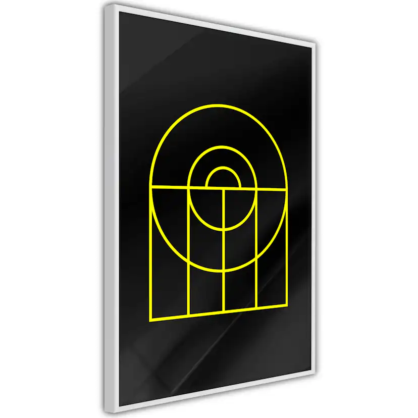 Poster Artgeist Affisch Black Geometry