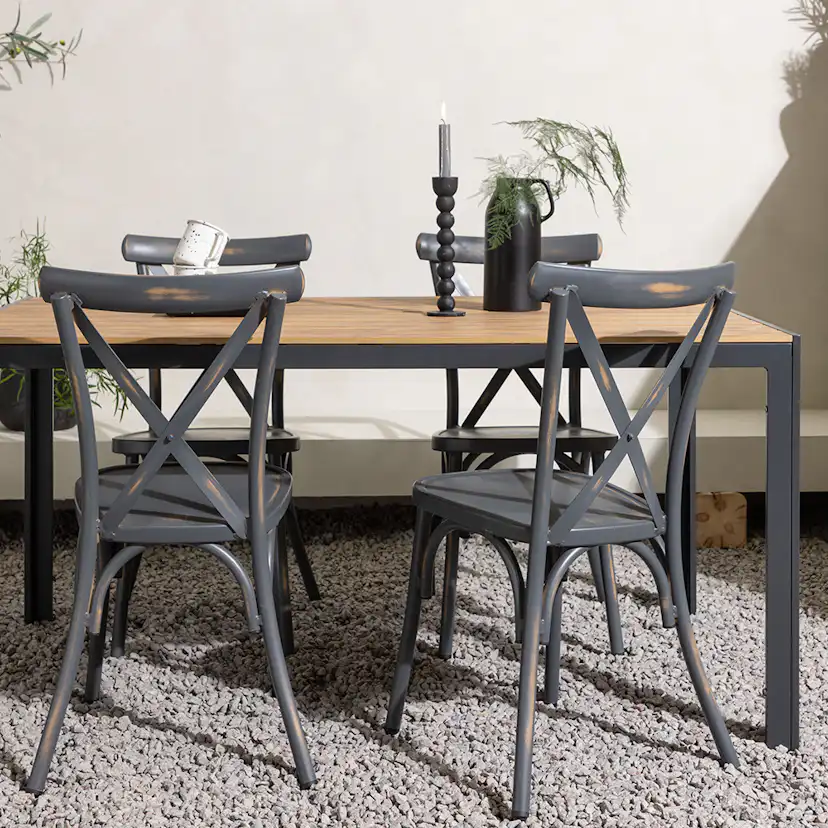 Matgrupp Venture Home Break Bord med 4 Tablas Stolar
