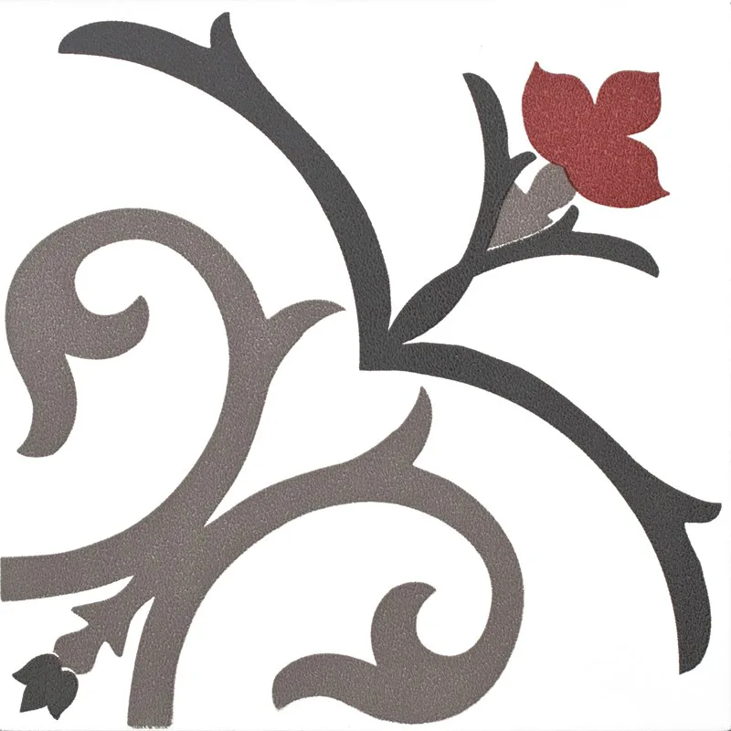 Kakeldekor Konradssons Kerion Branche Framboise 20x20 cm