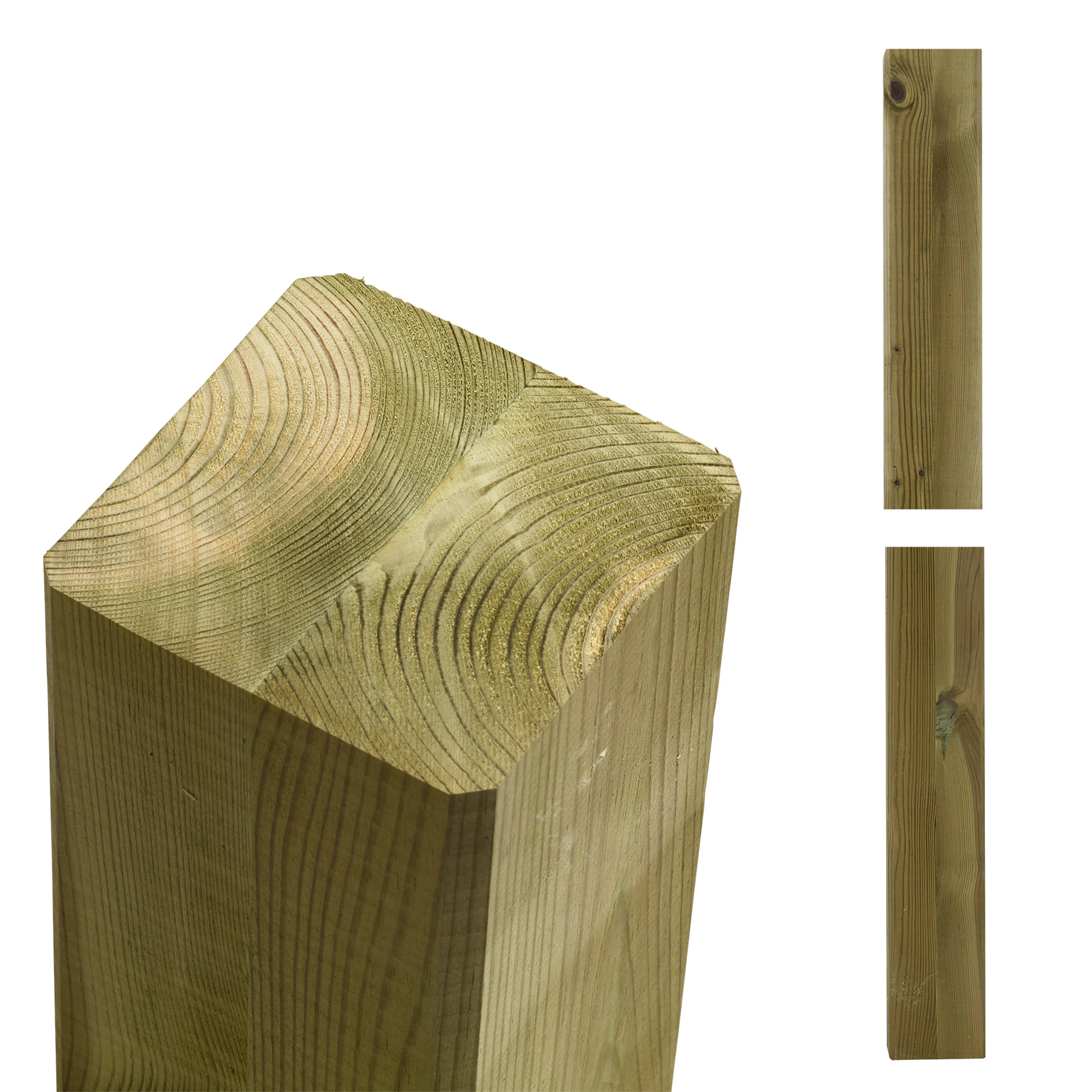 Cubic Tvärbjälke utan spår9x9x369 cm Tryckimpregnerad Tryckimpregnerad