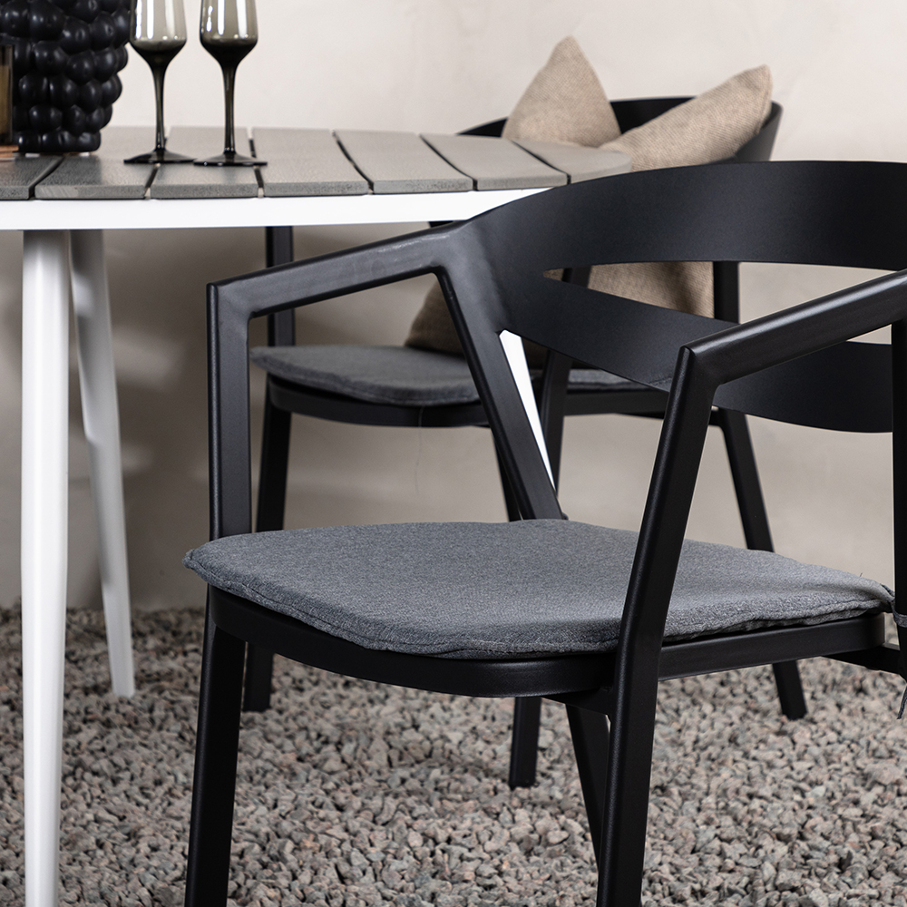 Matgrupp Venture Home Break Ø120 cm Rund Trädgårdsgrupp med 4 Stolar