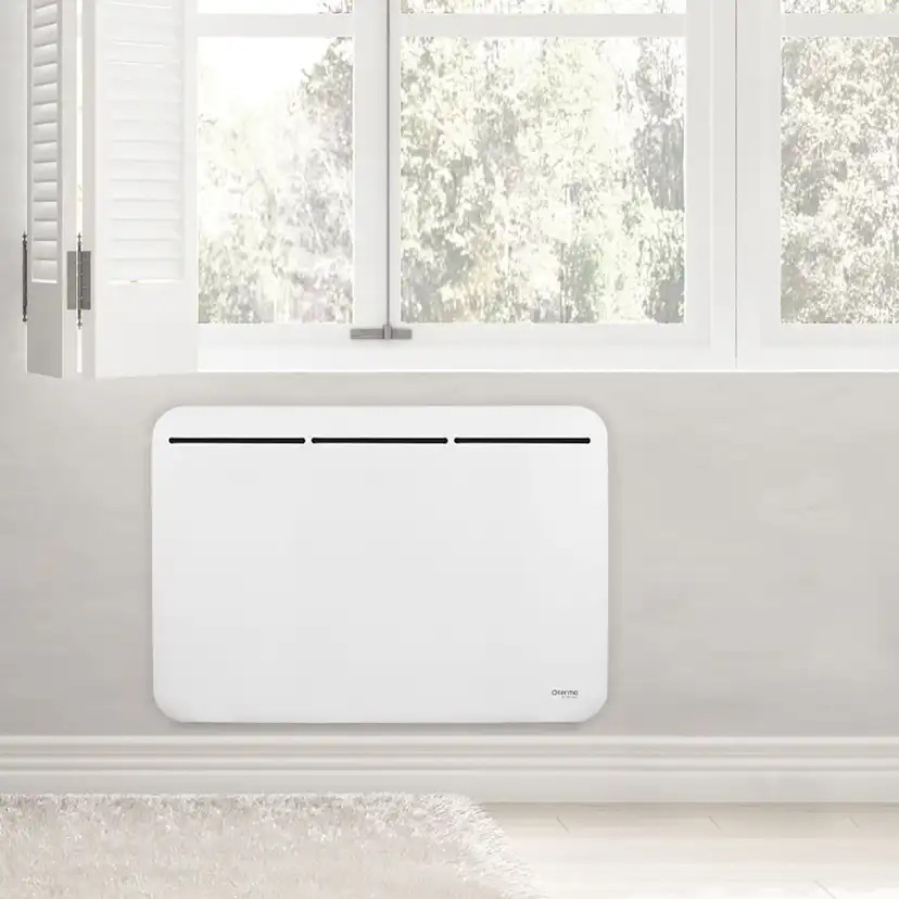 Element Termo STEEL 1500W - Vit Plåtfront 1500W, 630x440 mm