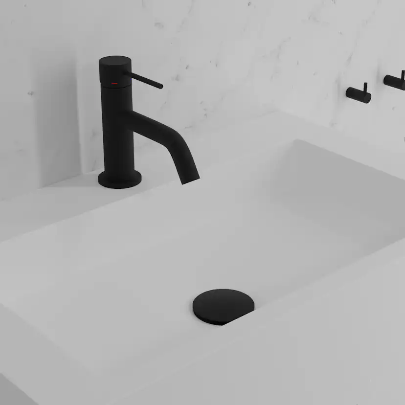 Blandarpaket Scandtap Takduschset Steel Pleasure 2 med Tvättställsblandare Voyage Coal