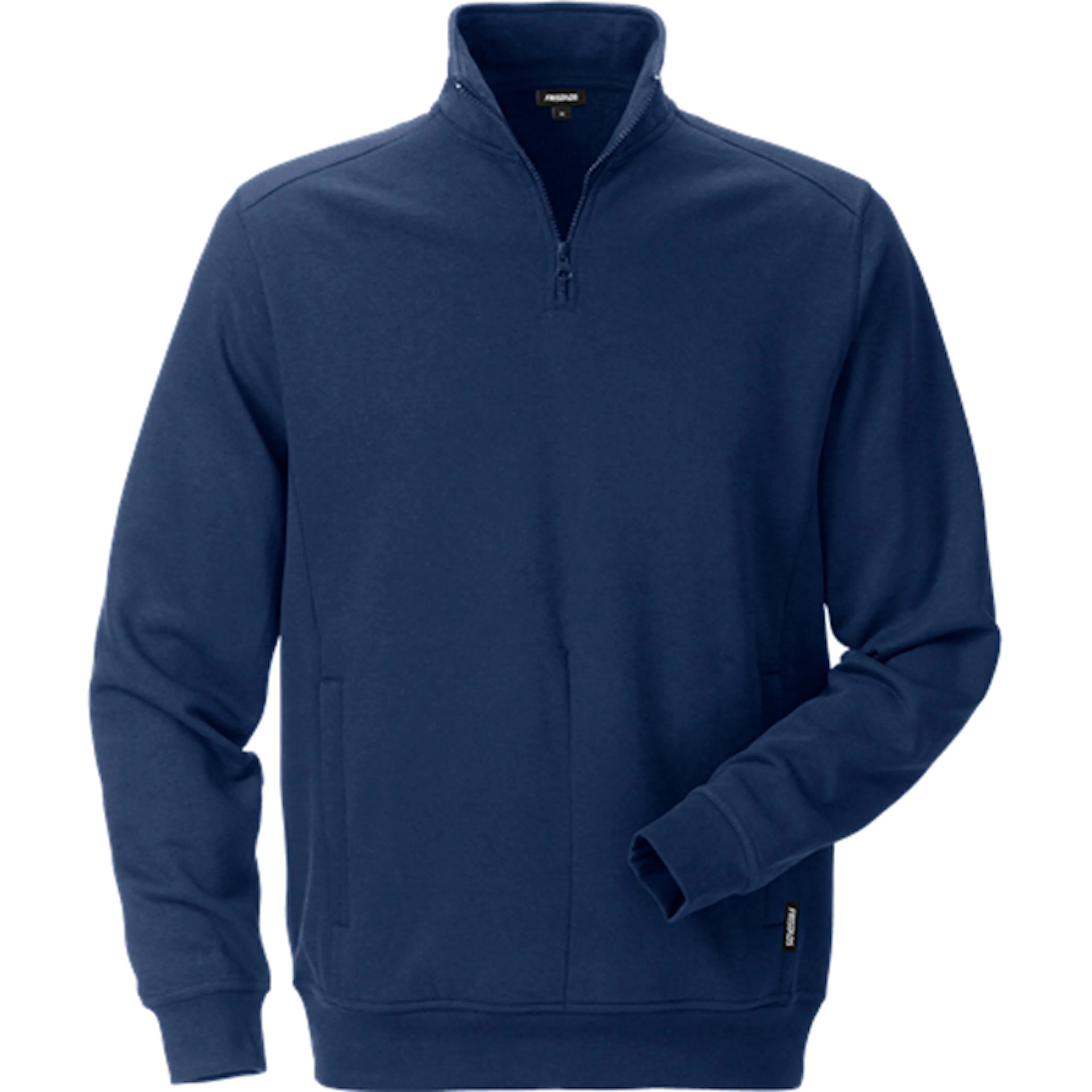 Sweatshirt med kort dragkedja 7607 SM Storlek: 4XL, Mörkblå