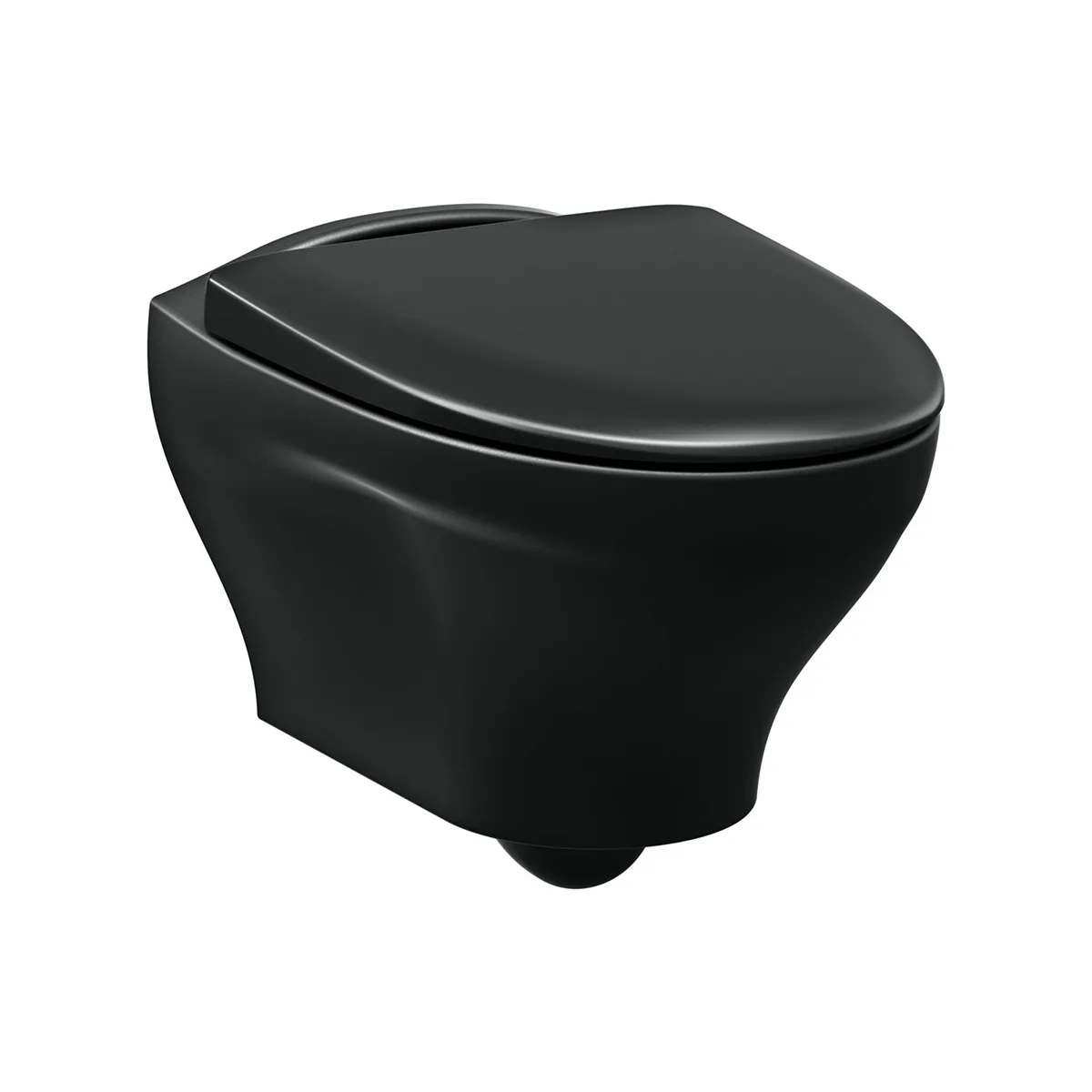 Vägghängd Toalettstol Gustavsberg Estetic C+ Hygienic Flush Färg: Mattsvart