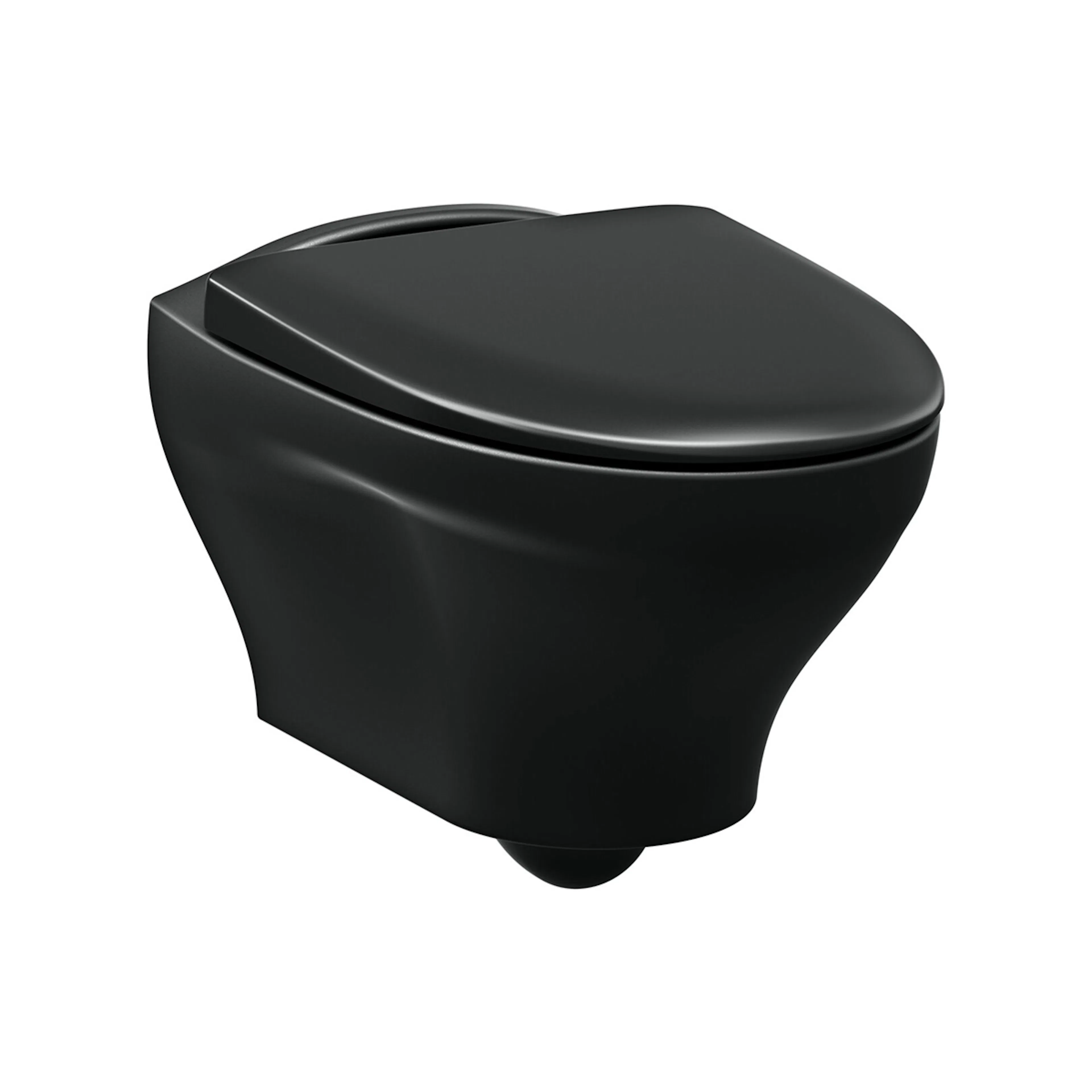 Vägghängd Toalettstol Gustavsberg Estetic C+ Hygienic Flush Färg: Mattsvart