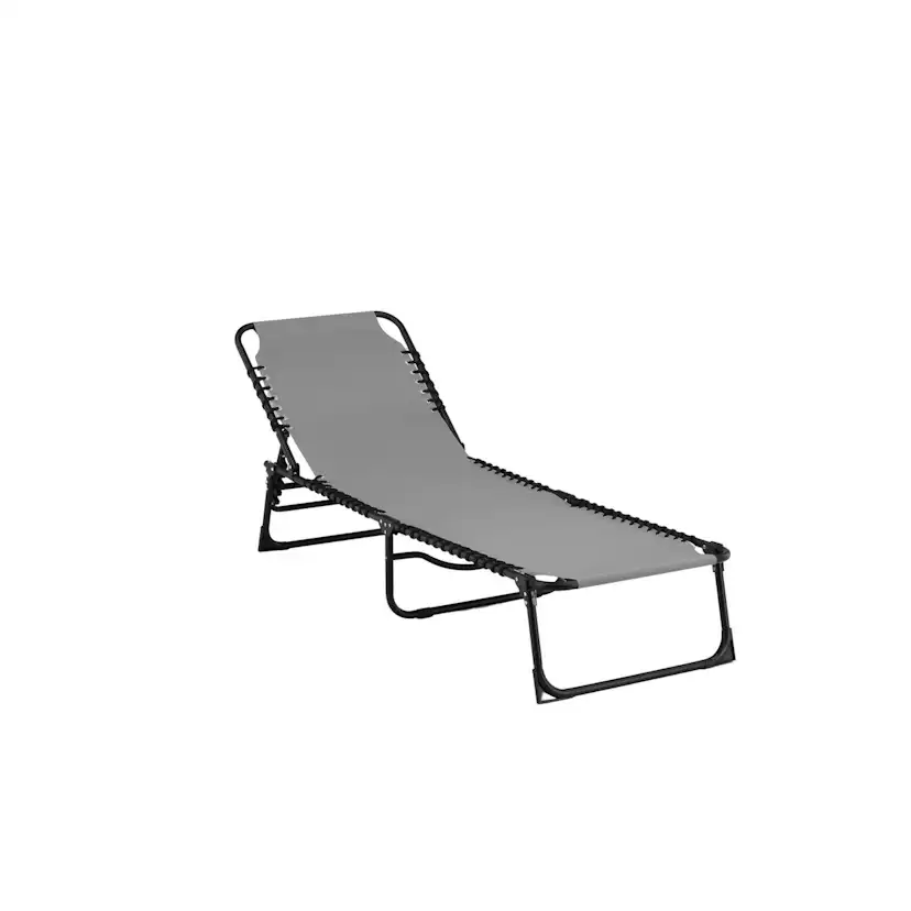 Solsäng Venture Home Majken Grå Stål/Textilene Utomhus