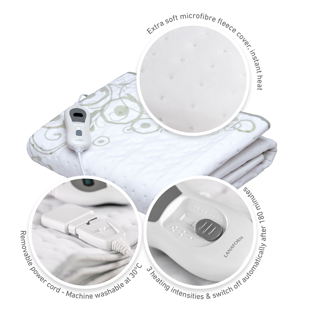 Värmemadrass Lanaform S1 150x80 cm