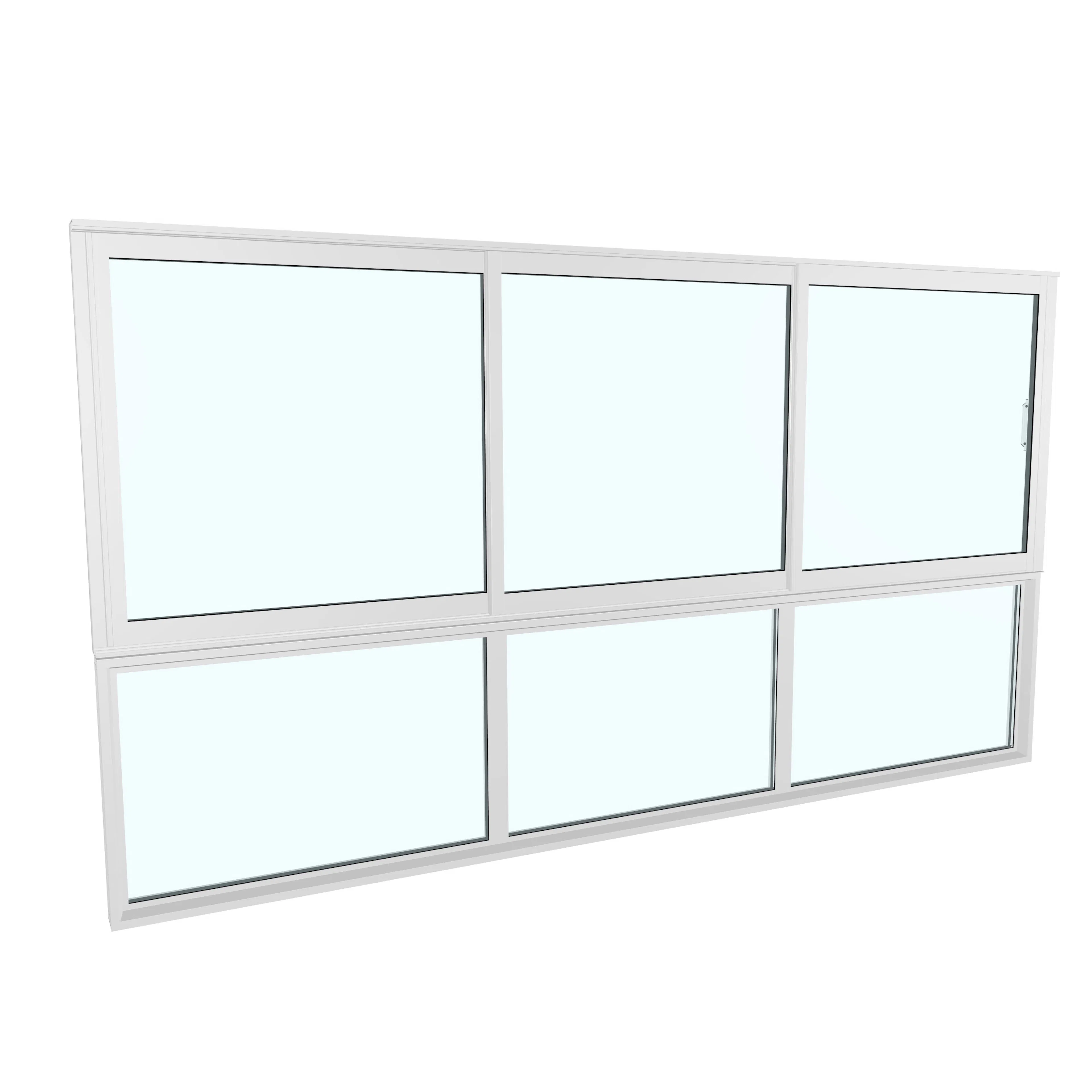 Skjutfönster med fast underdel Landskap Robust Året Runt 3-del
