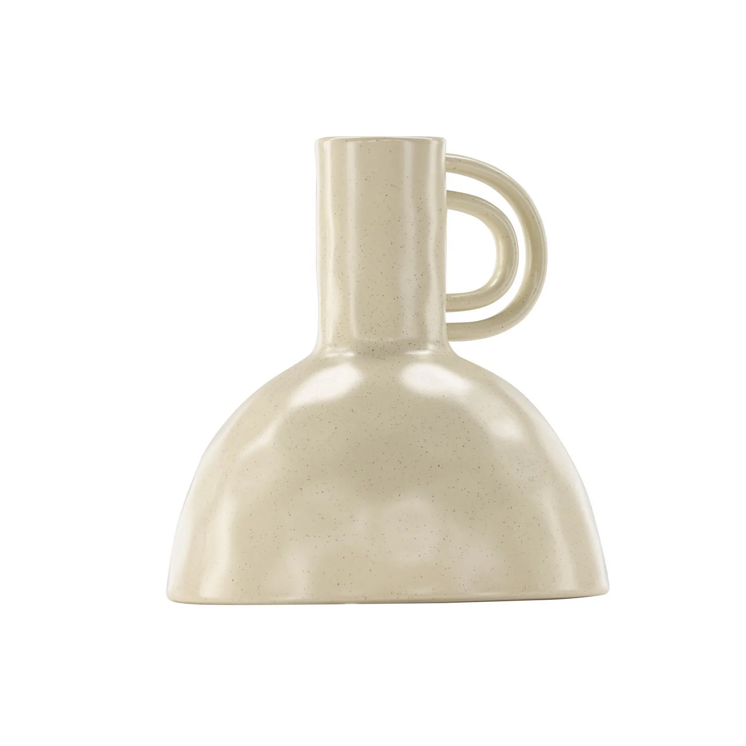 Vivi Vase - Beige/Black Dots - 24*24*25Hcm Beige