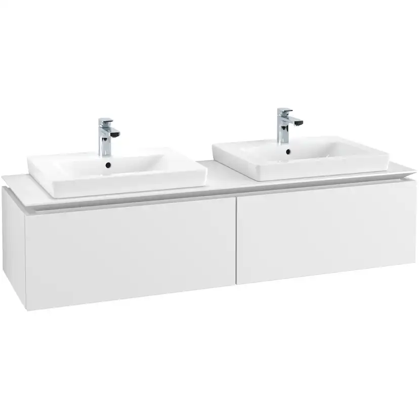Tvättställsskåp Villeroy & Boch Legato Kompakt 1600 med 2 Lådor för Två Tvättställ från Finion & Subway