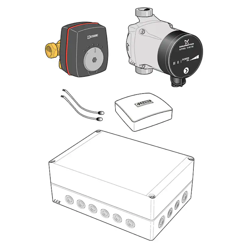 Shuntgrupp Nibe ECS 40