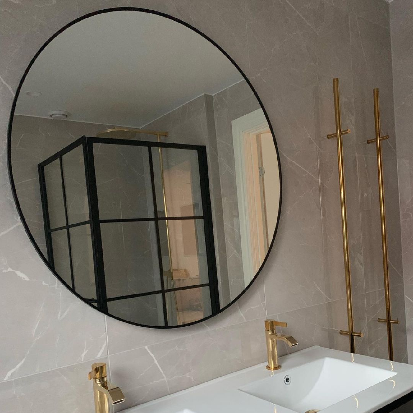 Klinker Tenfors Aura Perla Blank Rak Kant 60x60 cm