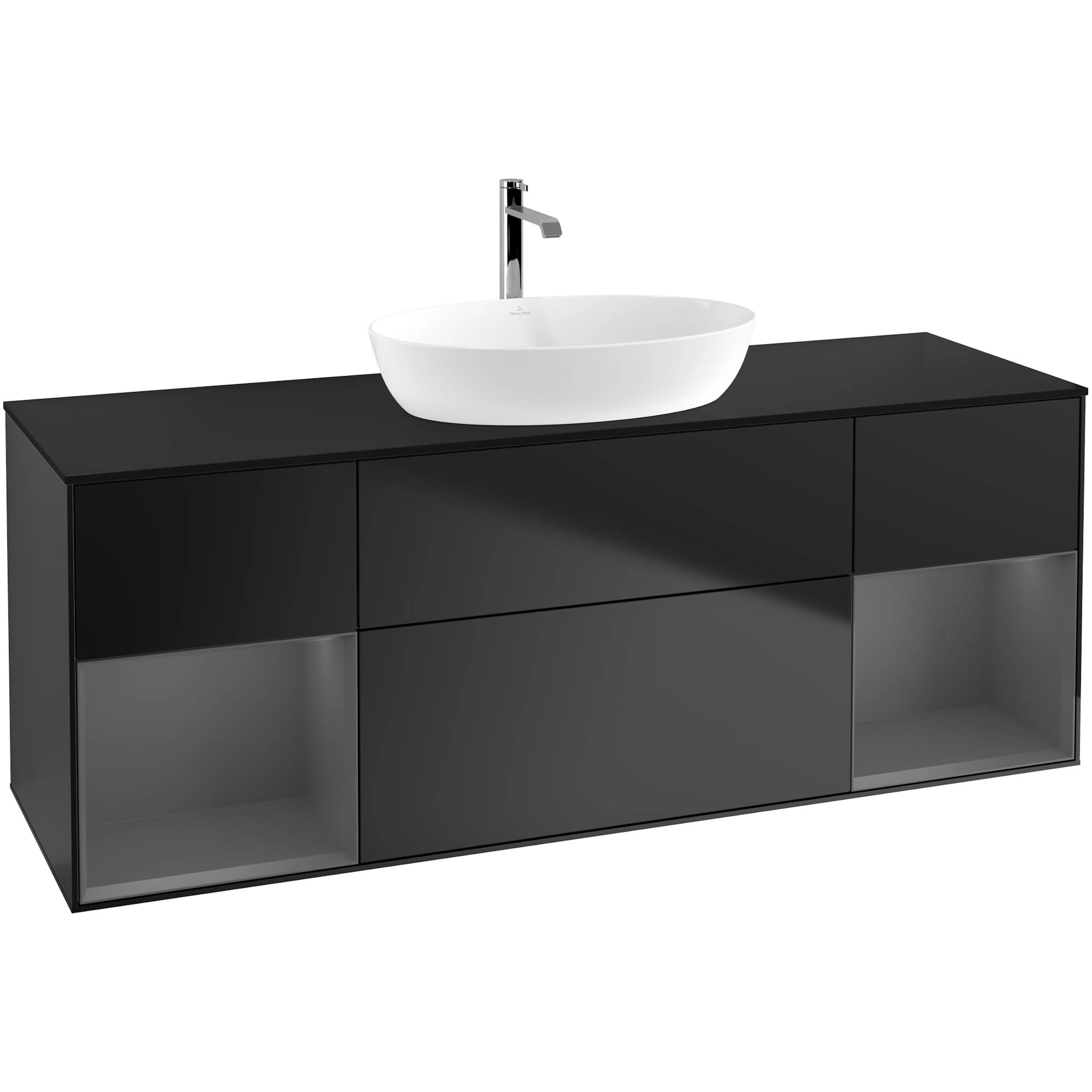 Tvättställsskåp Villeroy & Boch Finion med Två Hyllor och Bänkskiva för Fristående Tvättställ från Artis & Collaro