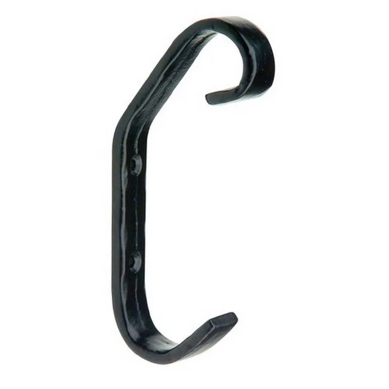 Klädkrok Millers 2 krokar Smide 110 mm