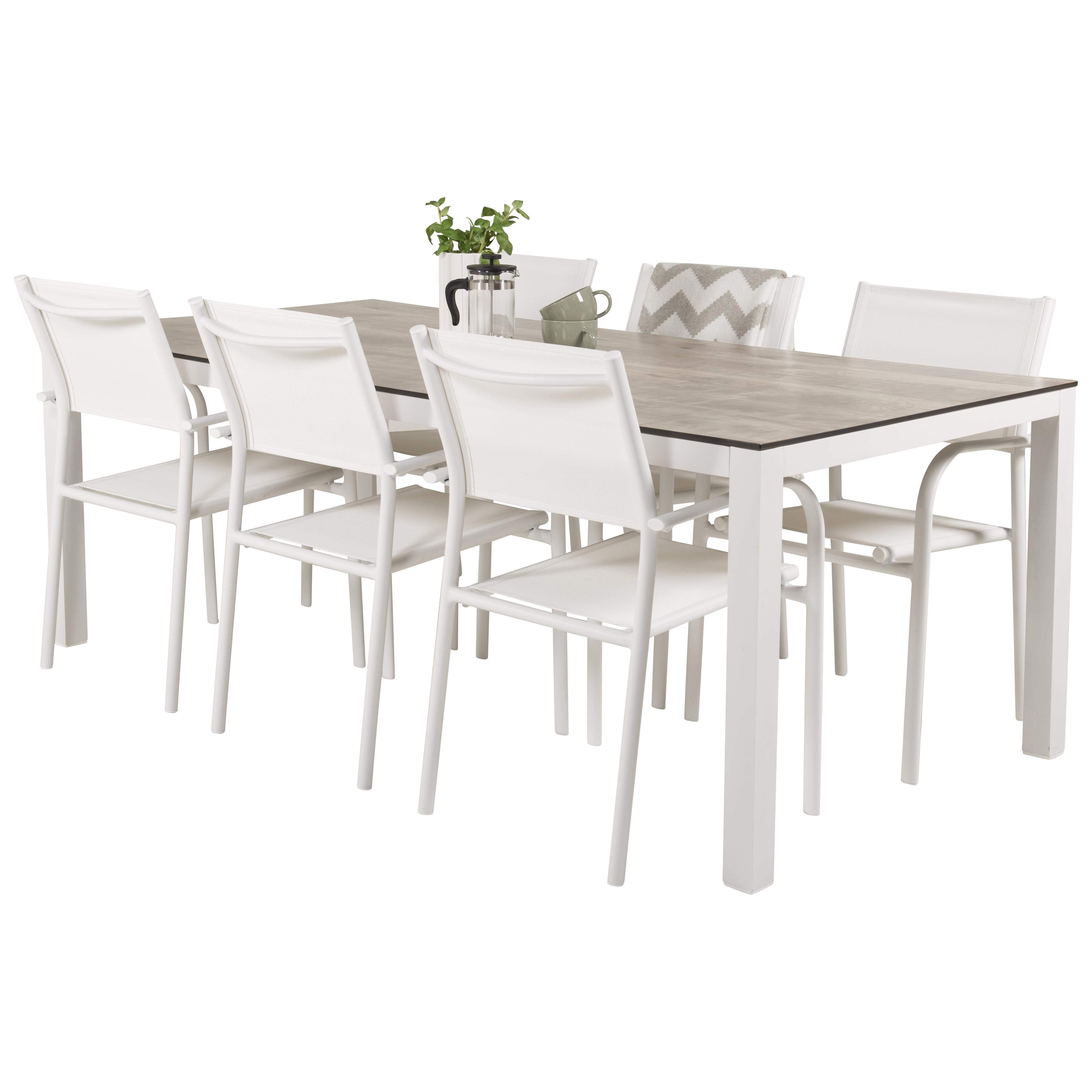 Matgrupp Venture Home Lea 205 med 6 Siri Matstolar