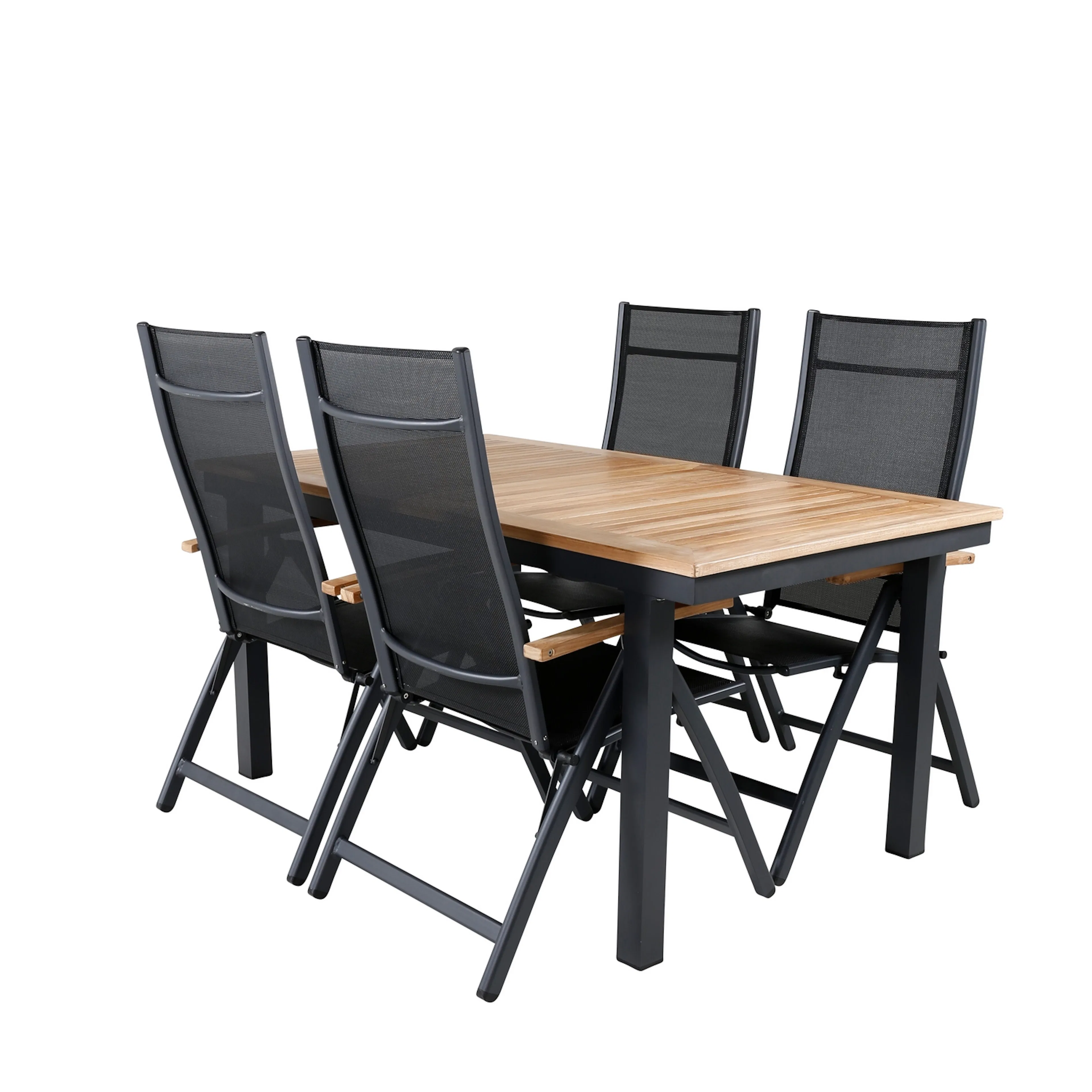 Matgrupp Venture Home Perla med 4 Perla Positionsstolar