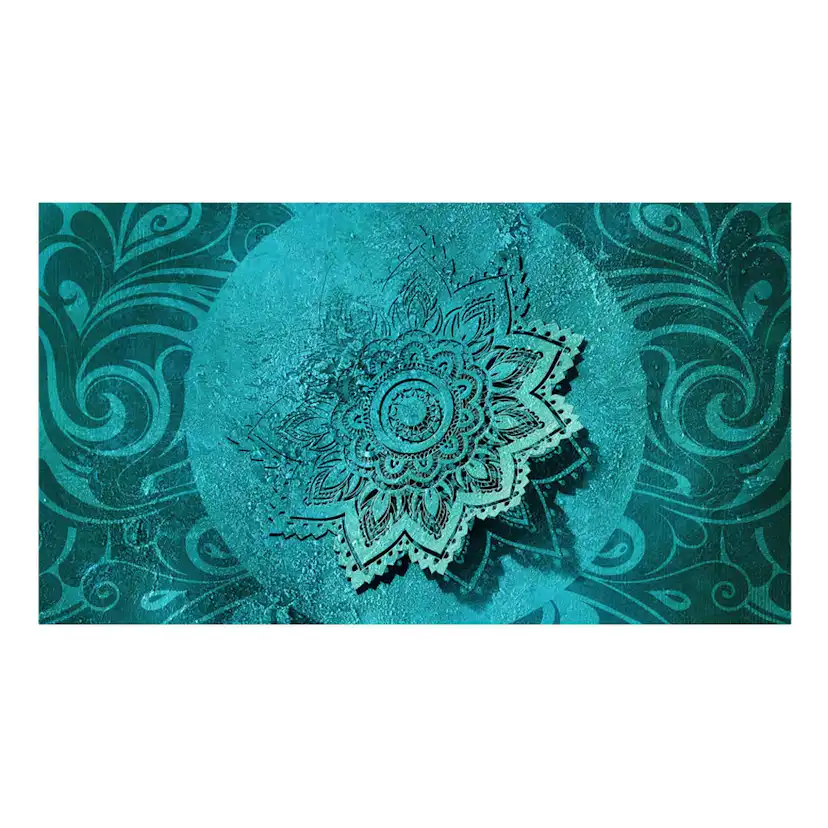 Fototapet Arkiio Självhäftande Azure Flower II 490x280