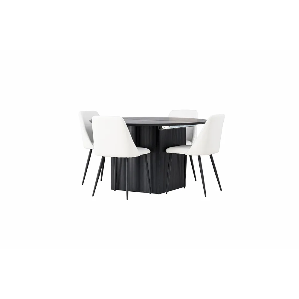 Matgrupp Venture Home Matilda med 4 Night Stolar