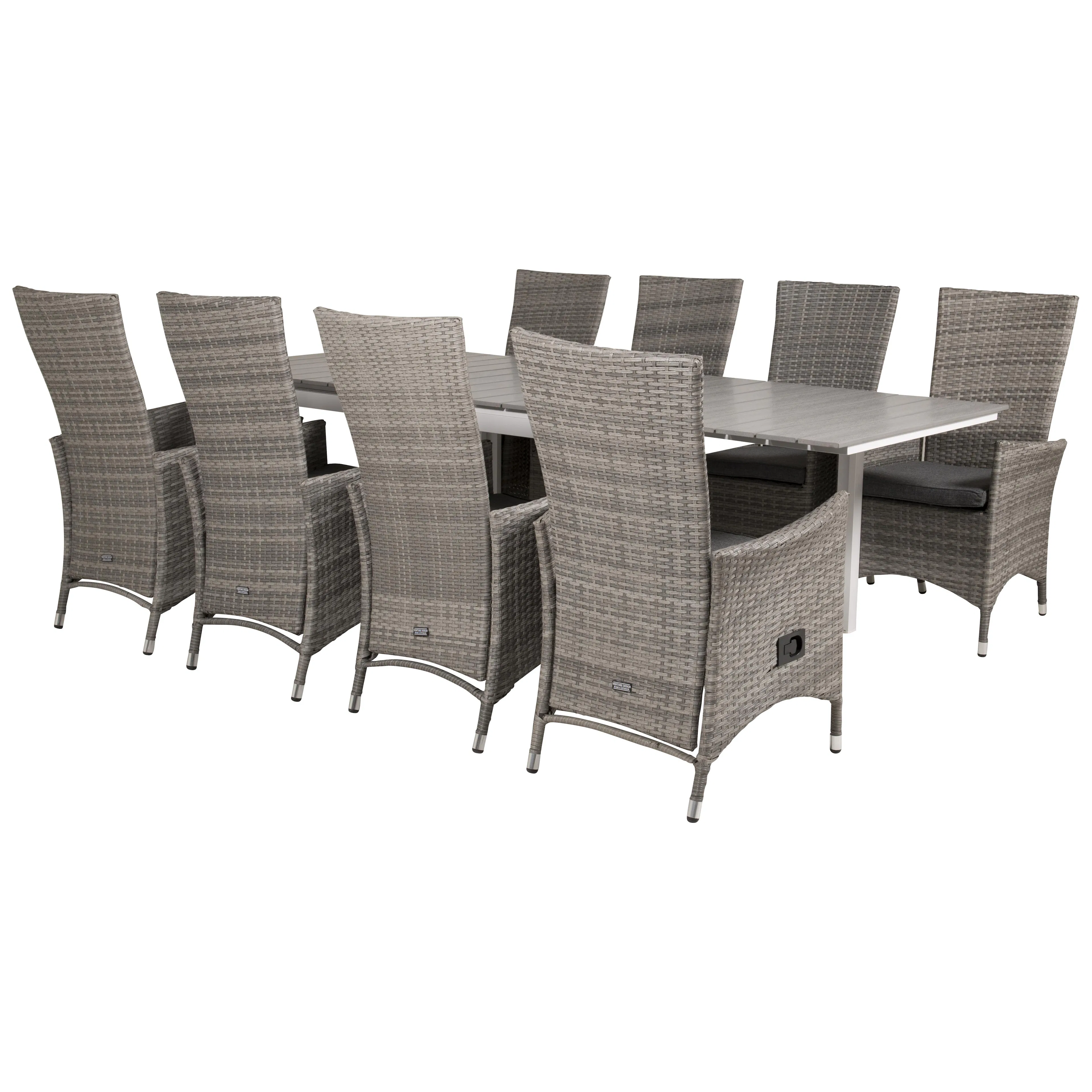 Matgrupp Venture Home Lova 160/240 med 8 Pishi Stolar