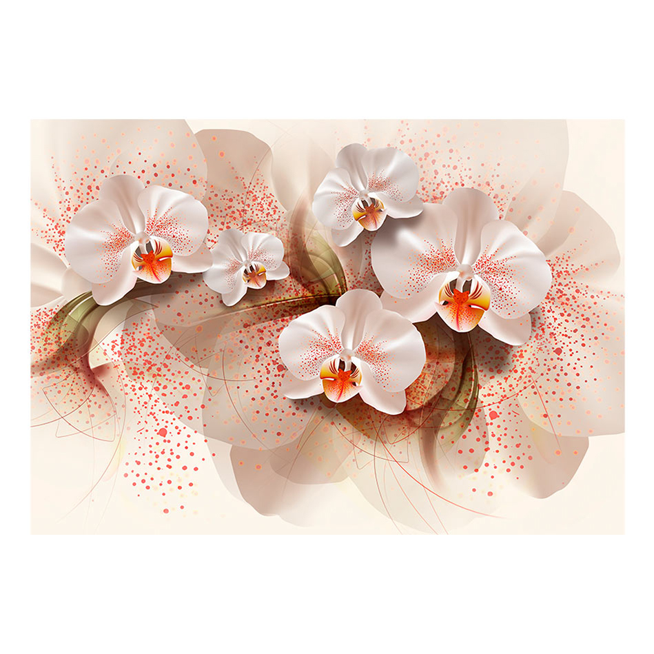 Fototapet Arkiio Pale Yellow Orchids