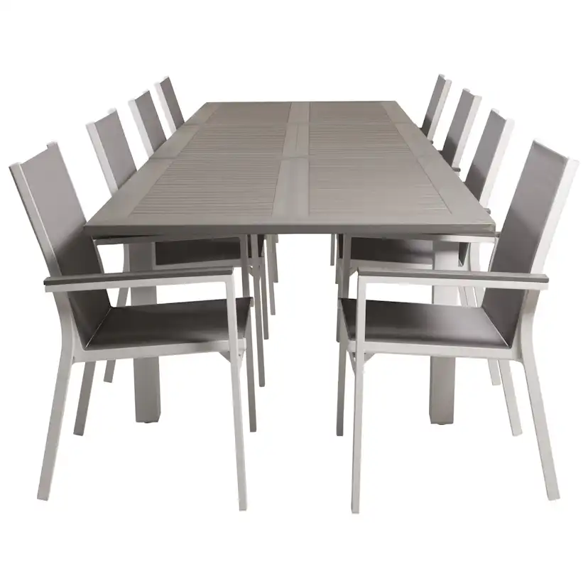 Matgrupp Venture Home Aleyna 224/324 med 8 Pincy Stolar