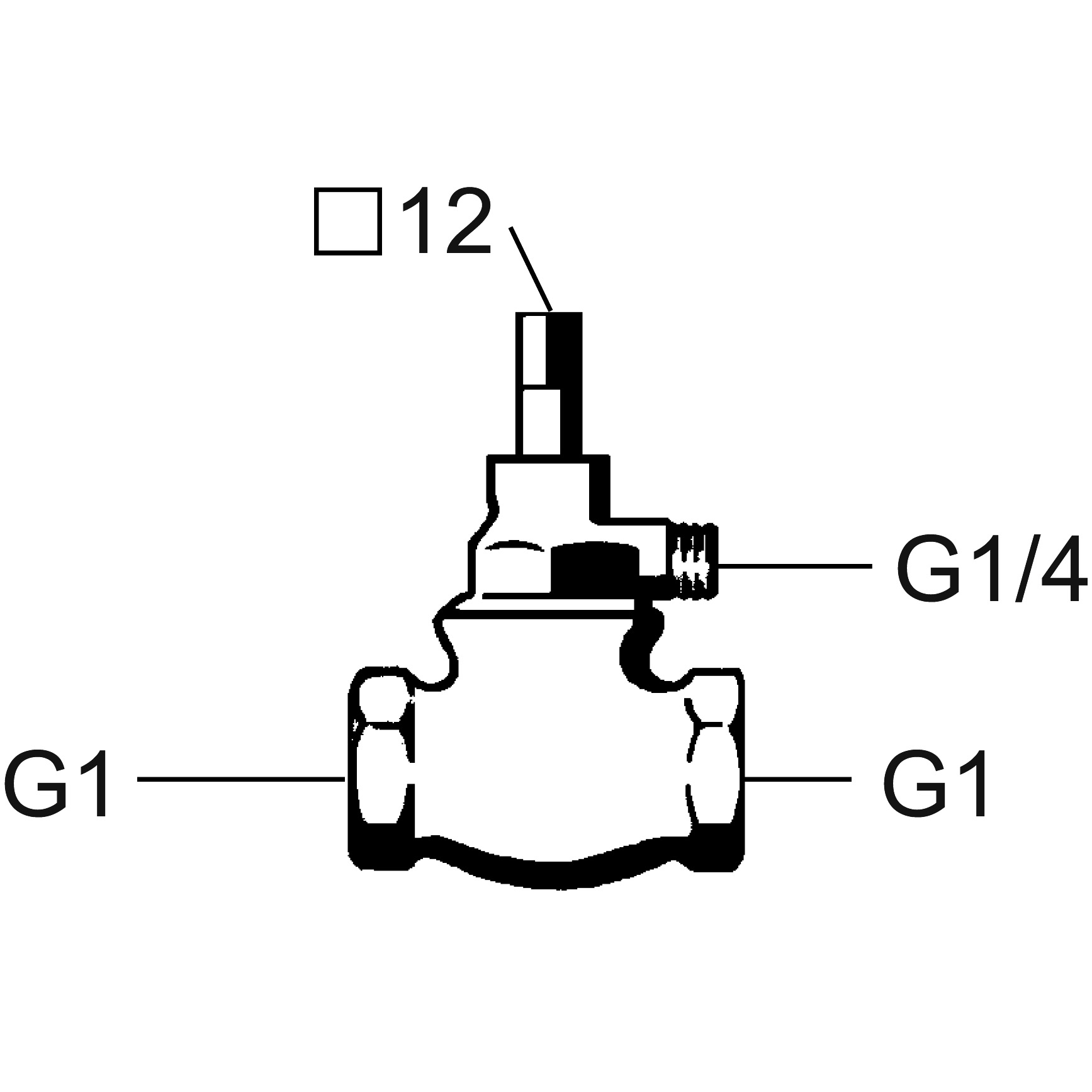 Vattenpostventil FM Mattsson G25