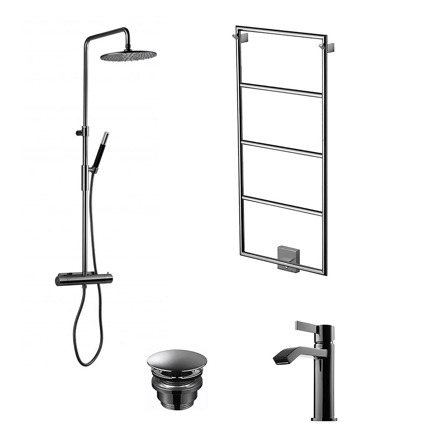 Badrumspaket Tapwell TVM7200-160, ARM071, TW800-400 och 74400