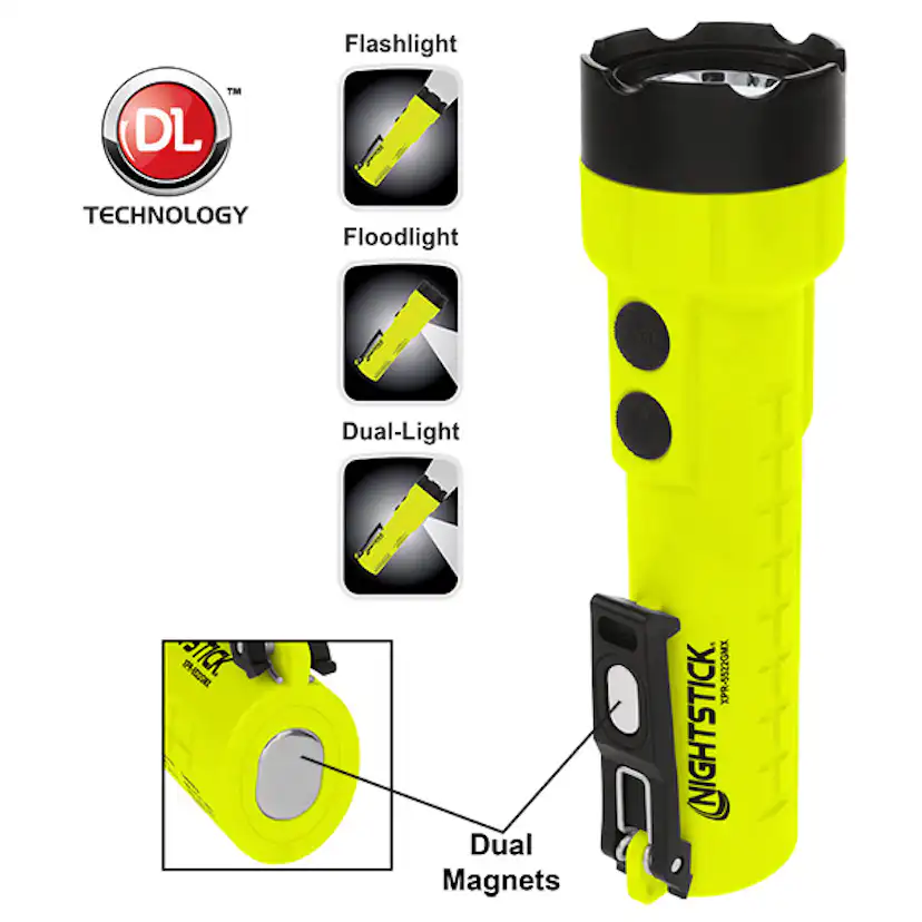 Ficklampa Nightstick XPR-5522GMX LED ATEX Med Magnet