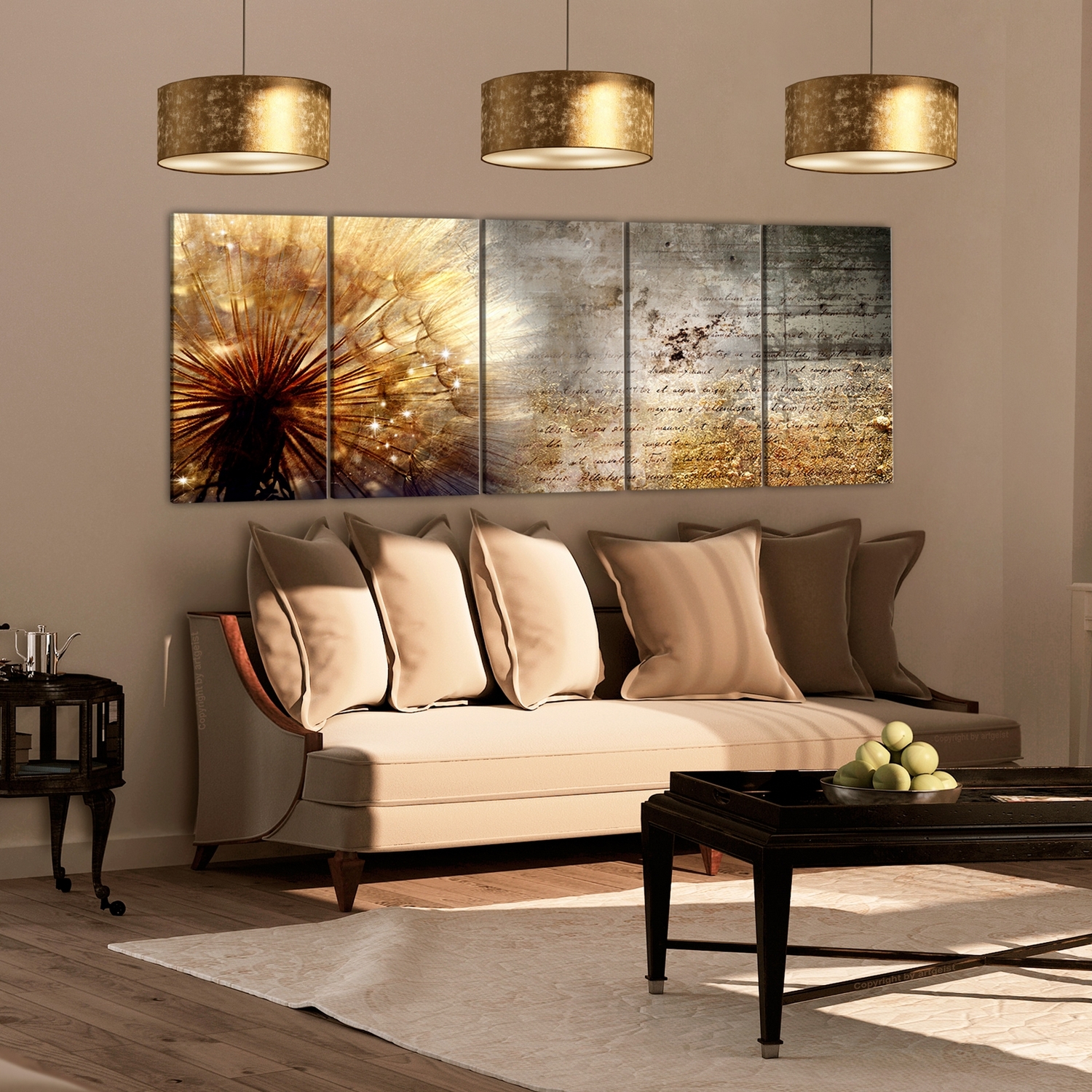 Tavla Arkiio Sunny Dandelion 225x90