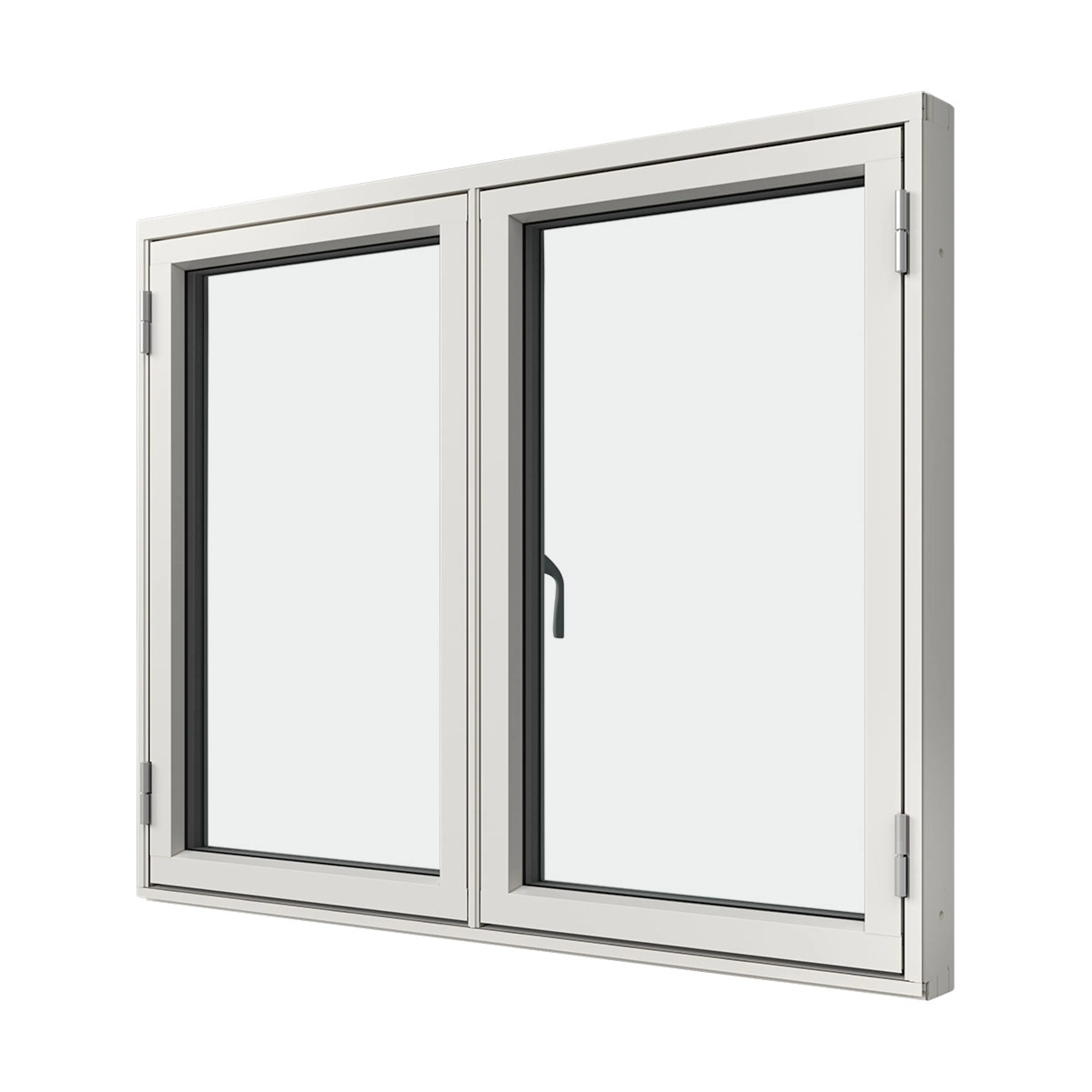 Elit Sidohängt Fönster AFS2 11x6 Vit 3-Glas Alu 100 2L BxH: 110x60 cm