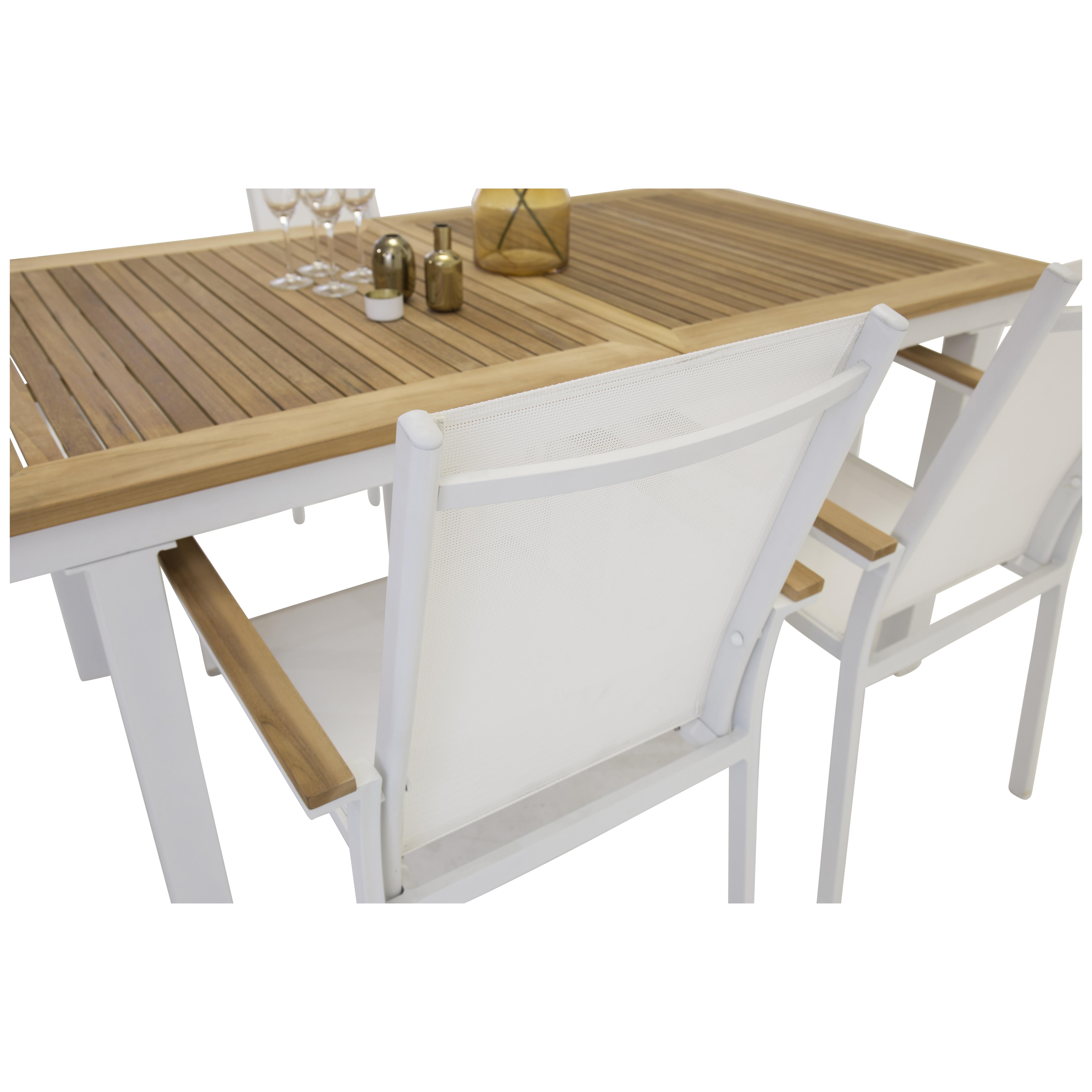 Matgrupp Venture Home Perla 160/240 med 4 Tilly Stolar