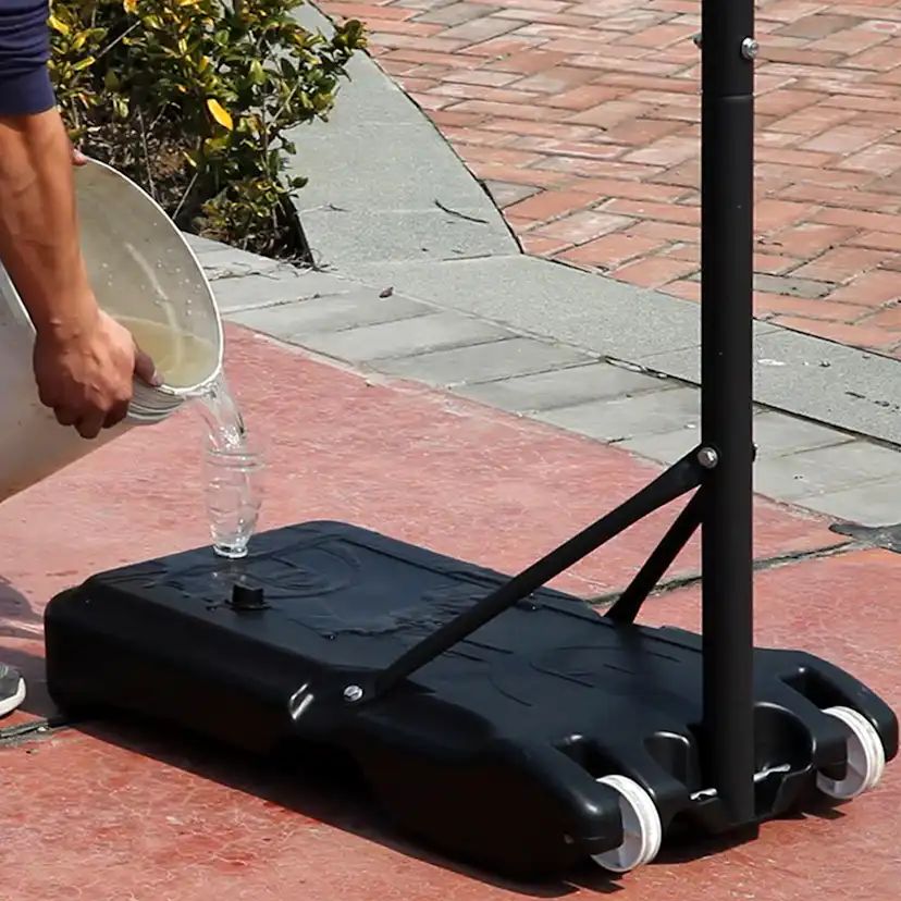 Basketställning Trekkrunner Alley-Oop med Hjul & Justerbar Basketkorg 1,55-2,10m