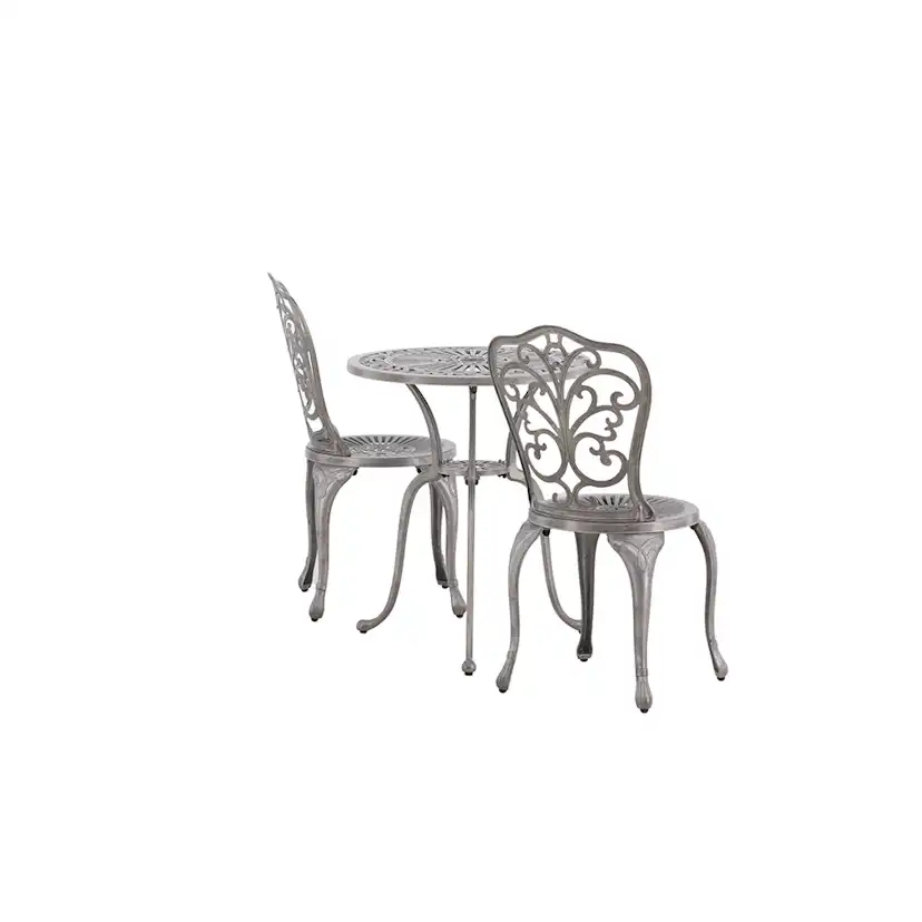 Cafégrupp Venture Home Nandin ø60 cm med 2 Stolar