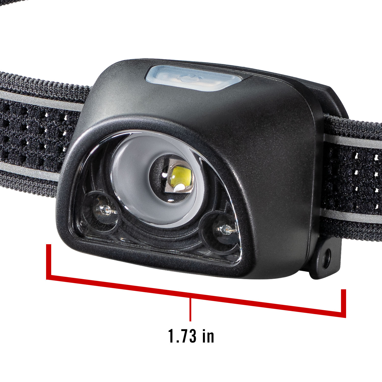 Pannlampa Coast FL1R Uppladdningsbar 435 Lumen Röd/Vit