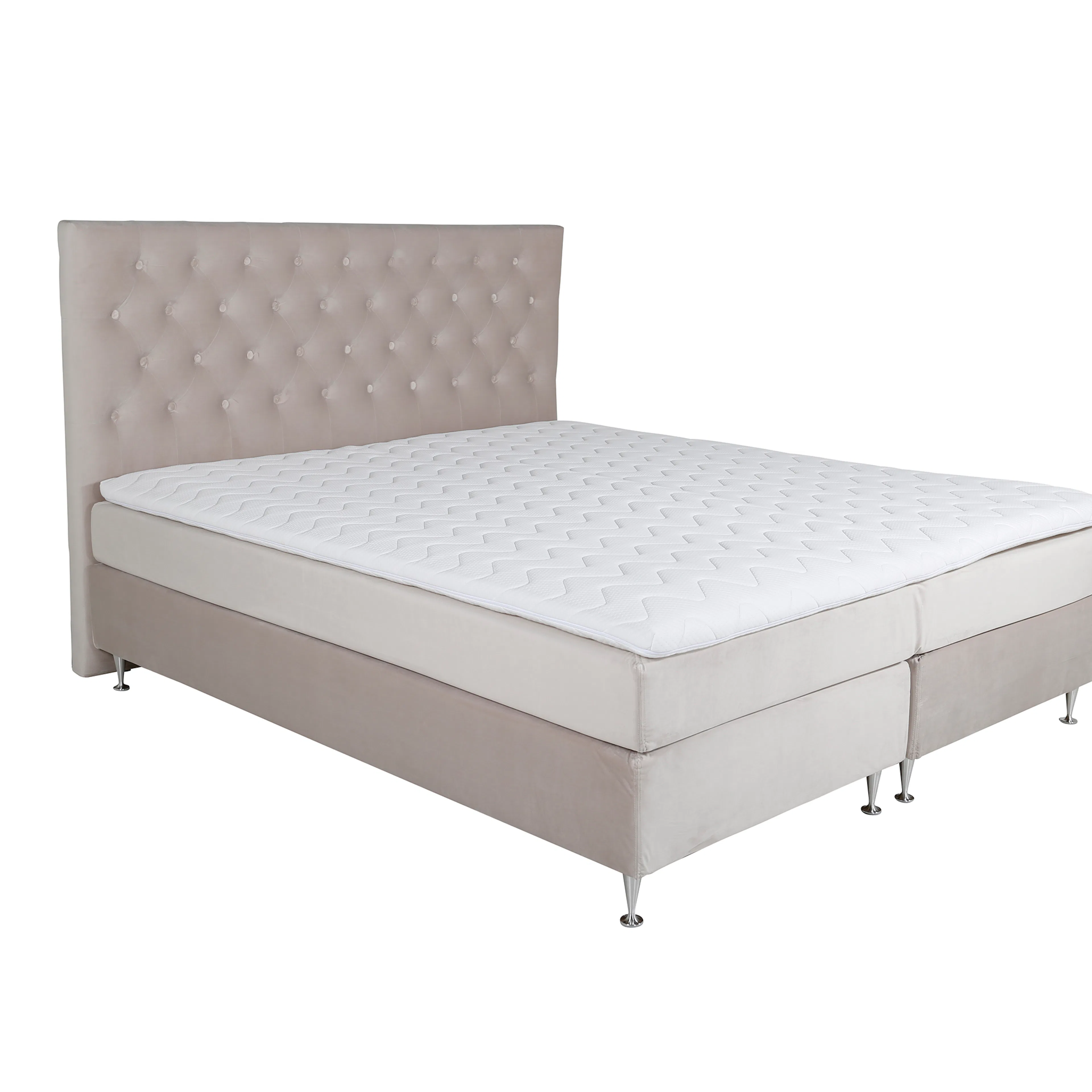 Kontinentalsäng Venture Home Kårehamn 180x200 Sammet med Sänggavel Frösslunda 180