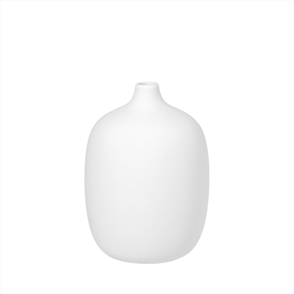 CEOLA Vas, H 18,5 cm Ø 13,5 cm Vit