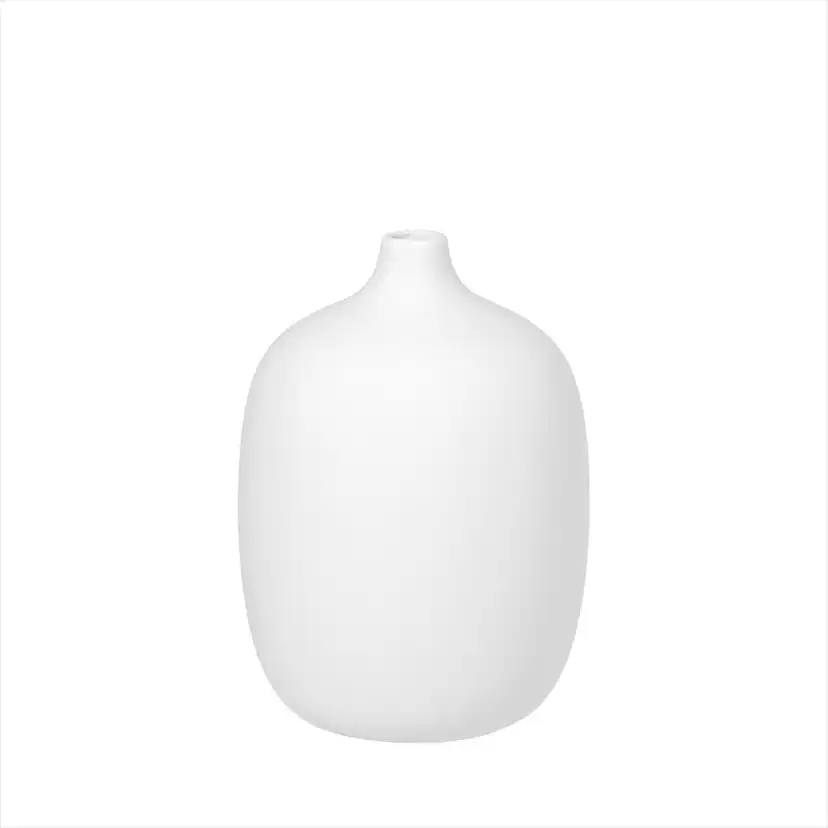 CEOLA Vas, H 18,5 cm Ø 13,5 cm Vit