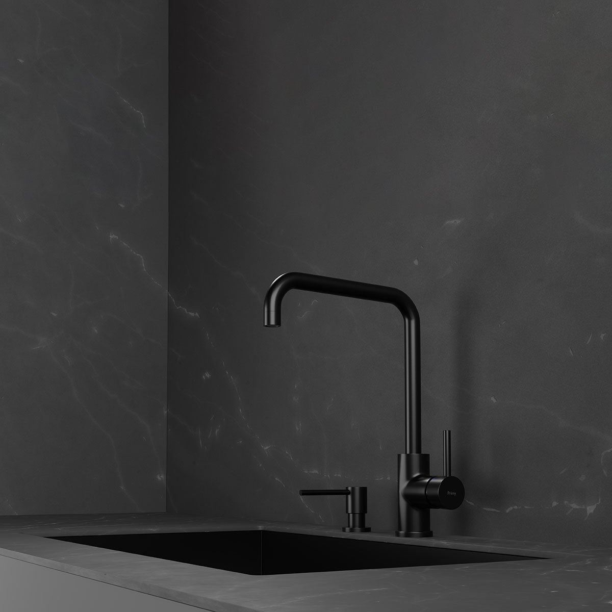 Köksblandare Scandtap Steel Square Rostfritt Stål