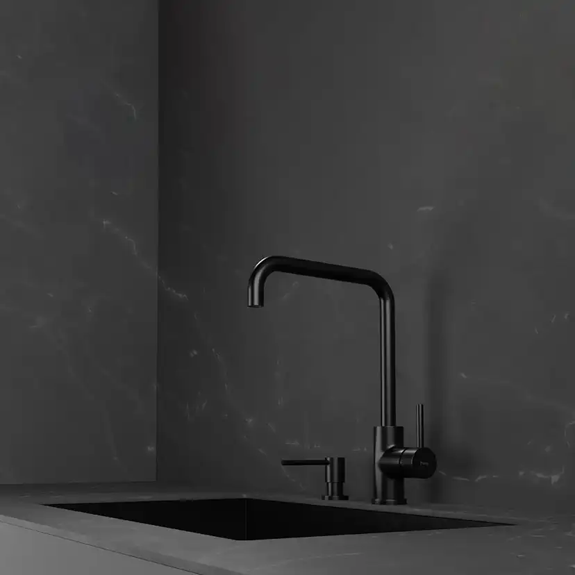 Köksblandare Scandtap Steel Square Rostfritt Stål