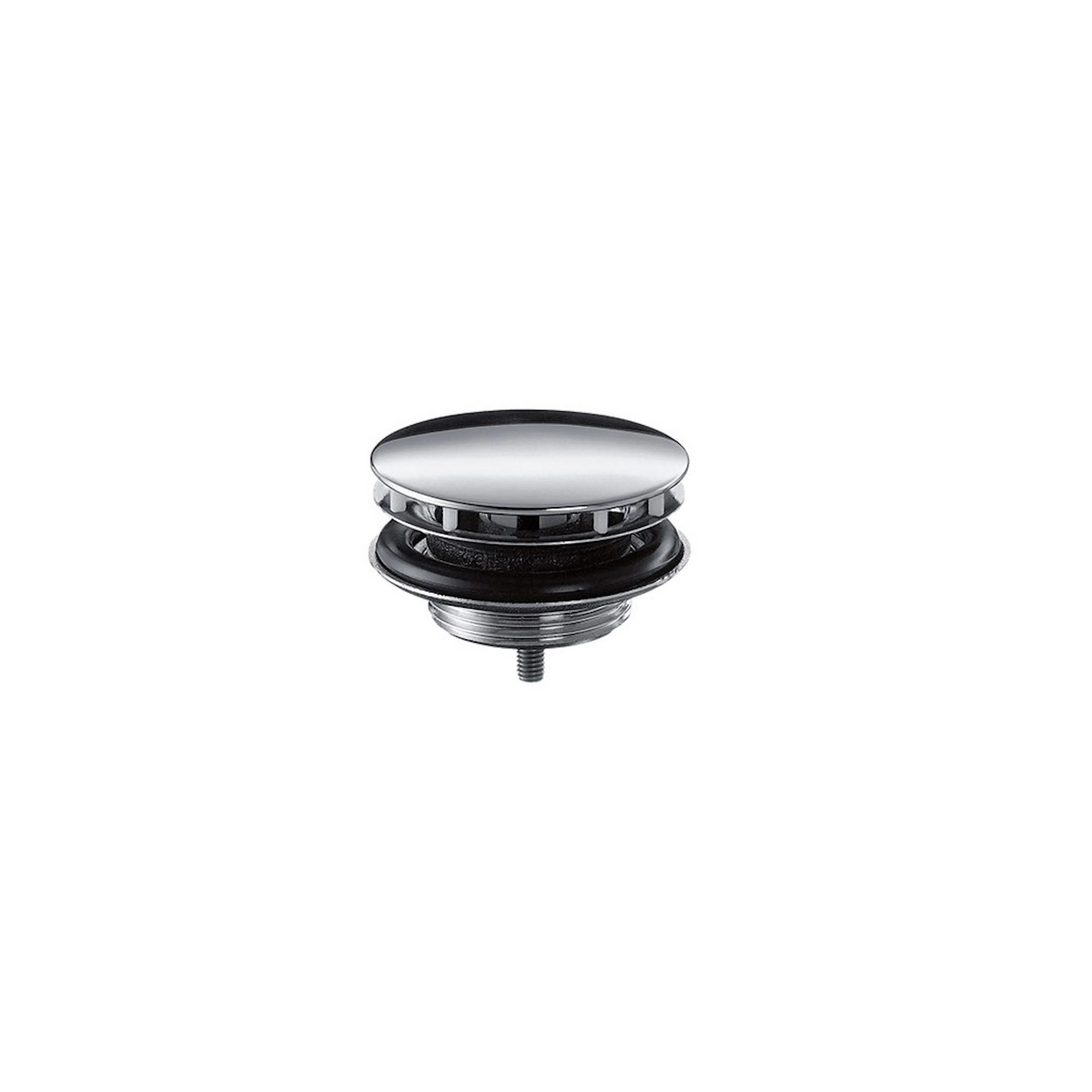 HG bottenventil 5/4" i silform, krom Krom