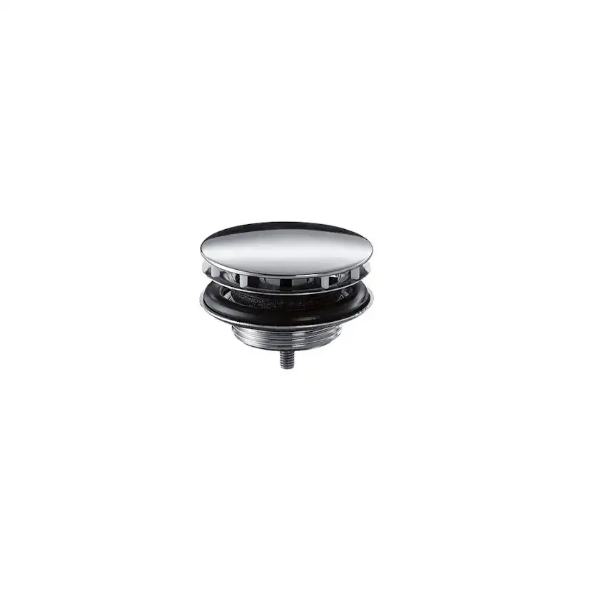 HG bottenventil 5/4" i silform, krom Krom