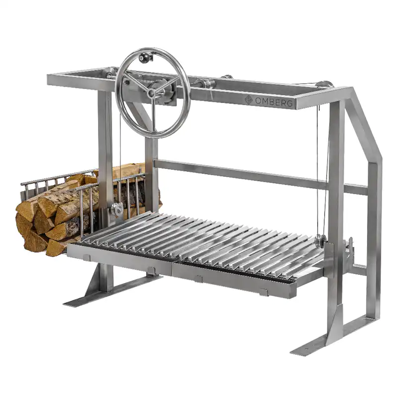 Asadogrill Omberg Asado Gaucho 1000 Inbyggnad