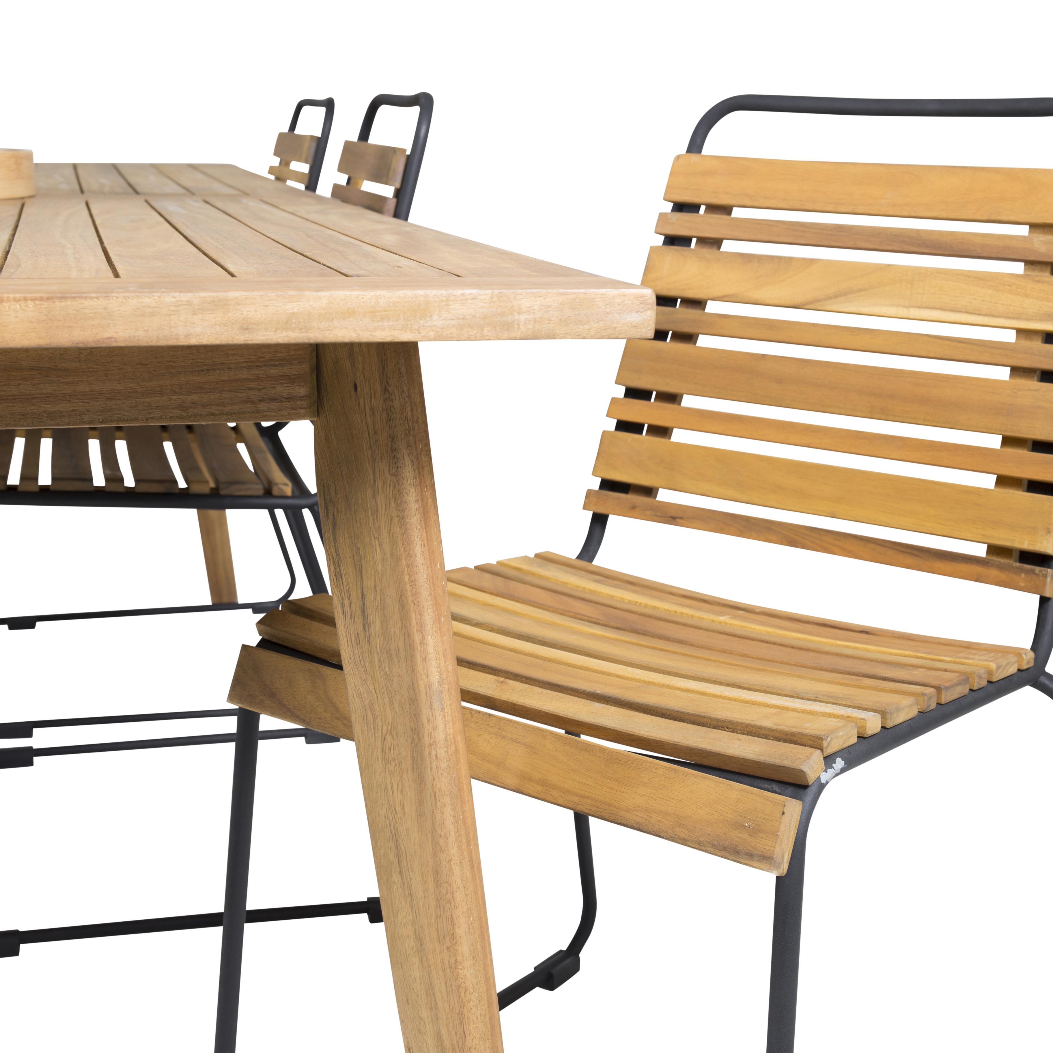 Matgrupp Venture Home Caisa 220 med 6 Berfin Matstolar