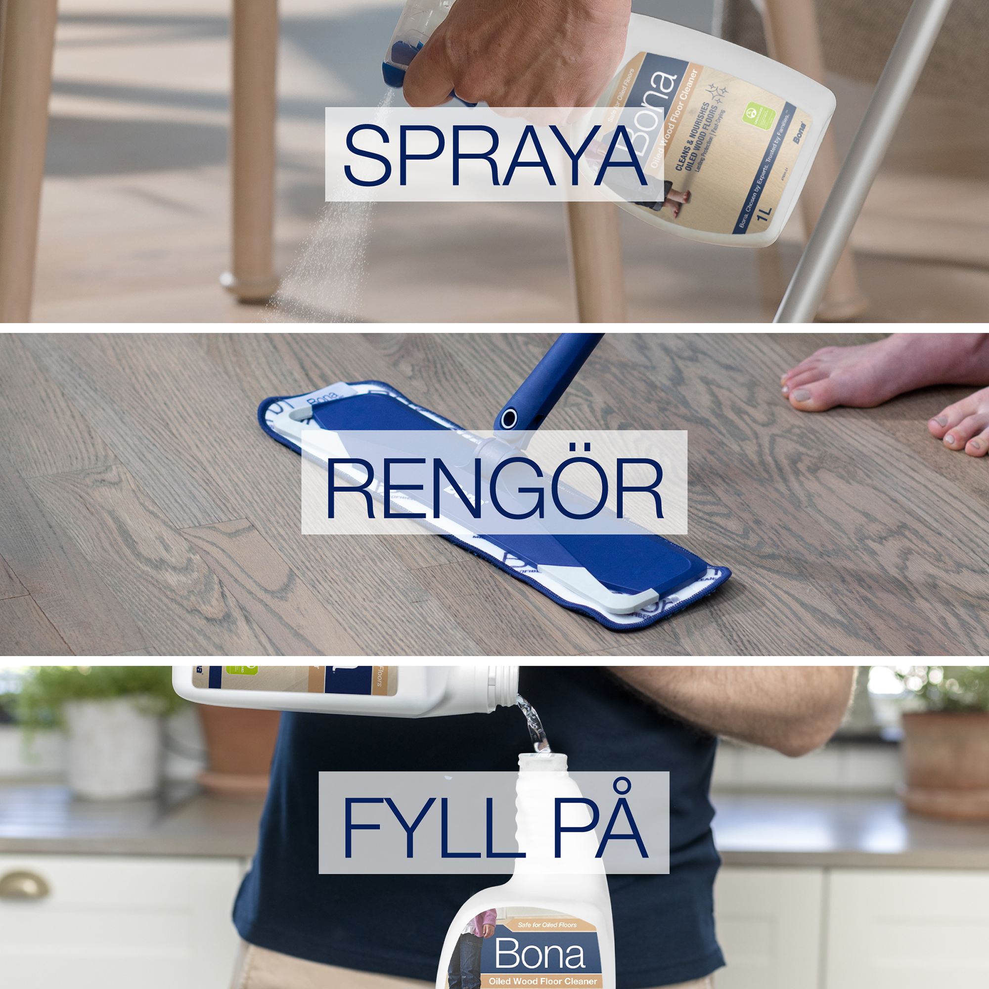 Cleaner Bona för Oljade Trägolv 1 liter