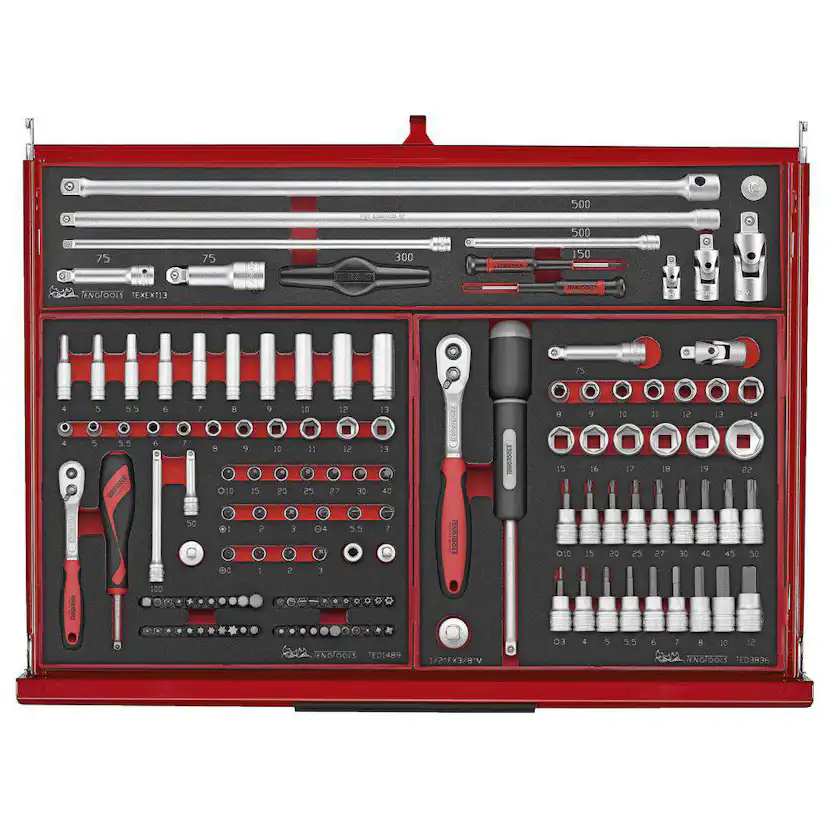 Verktygsset Teng Tools 418 -Delar