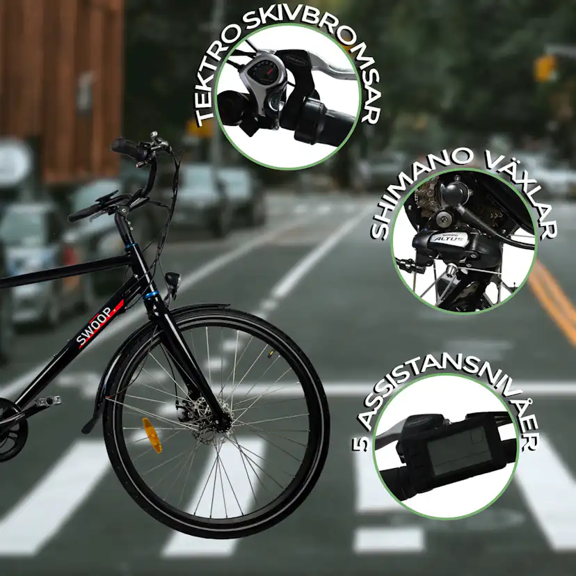 Elcykel Swoop City, herr 28"