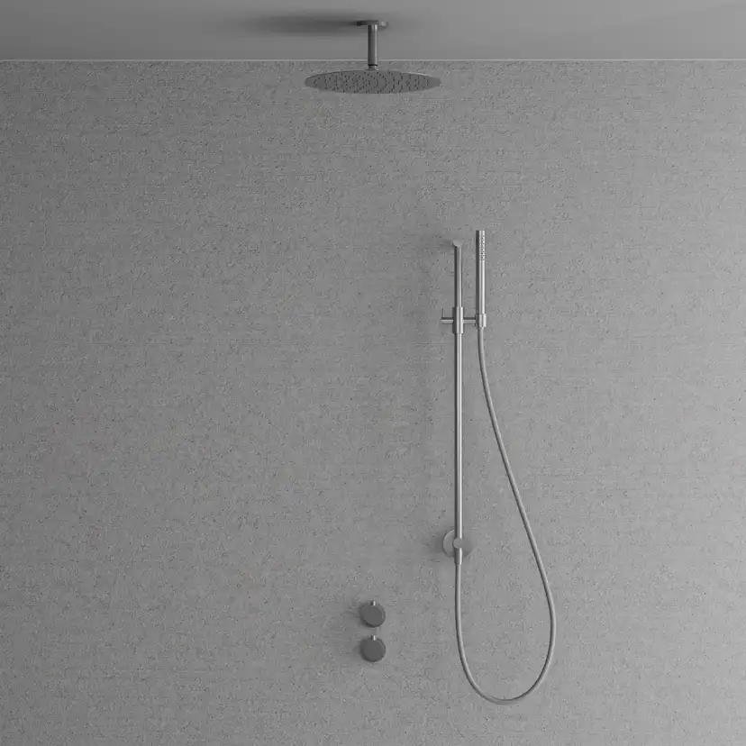 Takduschset Scandtap Steel Harmonized 5Y för Inbyggnad