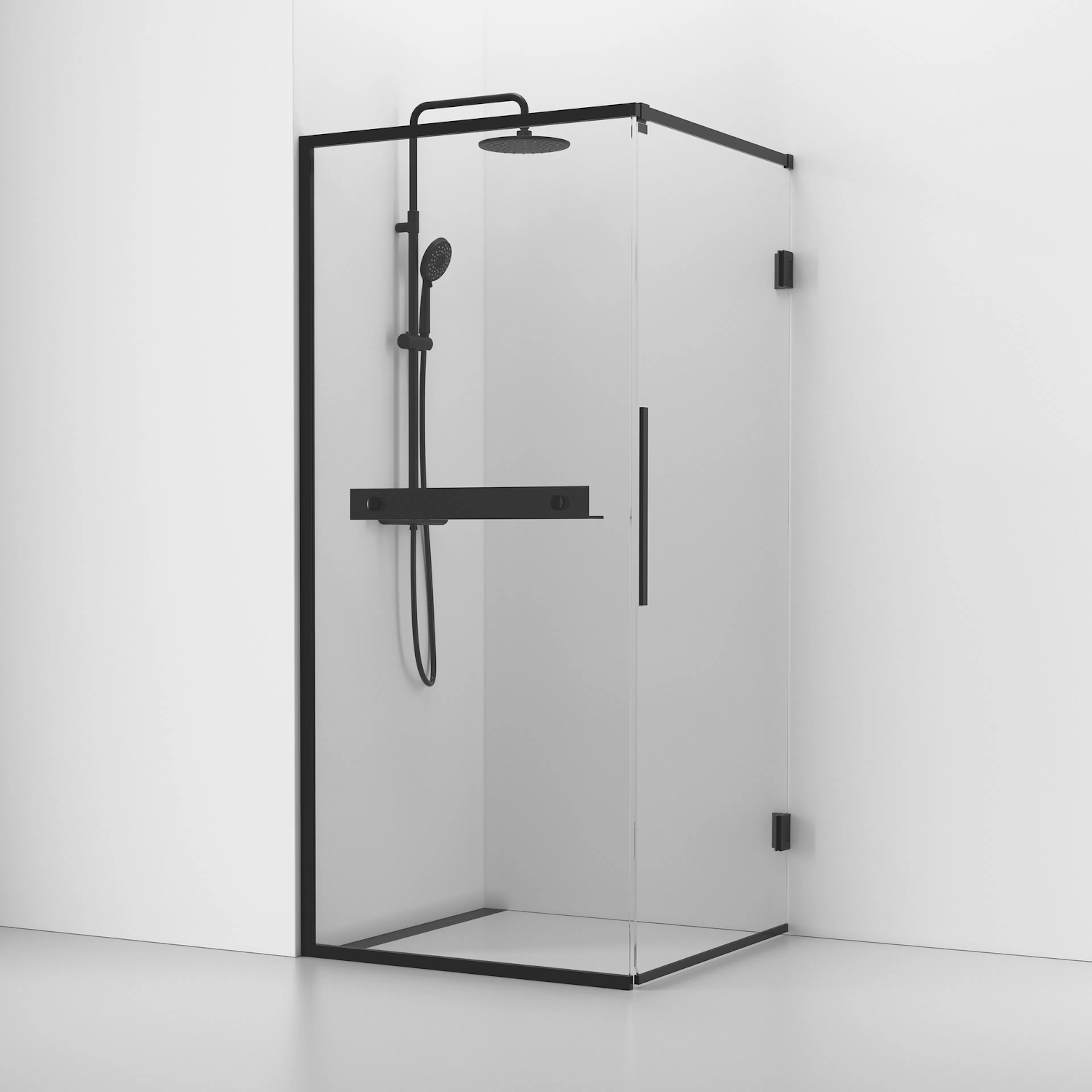 Duschhörn Svedbergs Langfoss 200 med Hylla